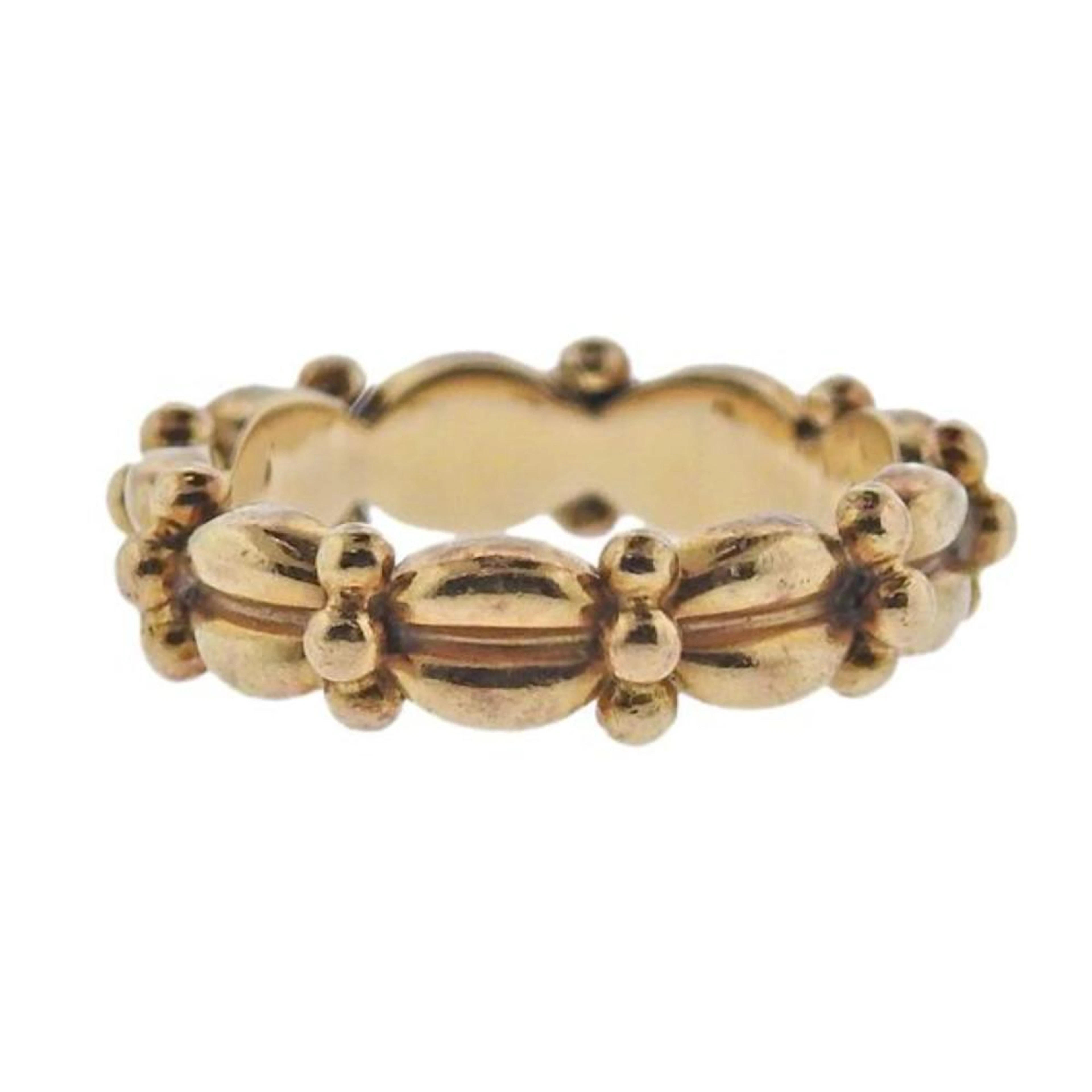Temple St. Clair 18k Gold Band Ring