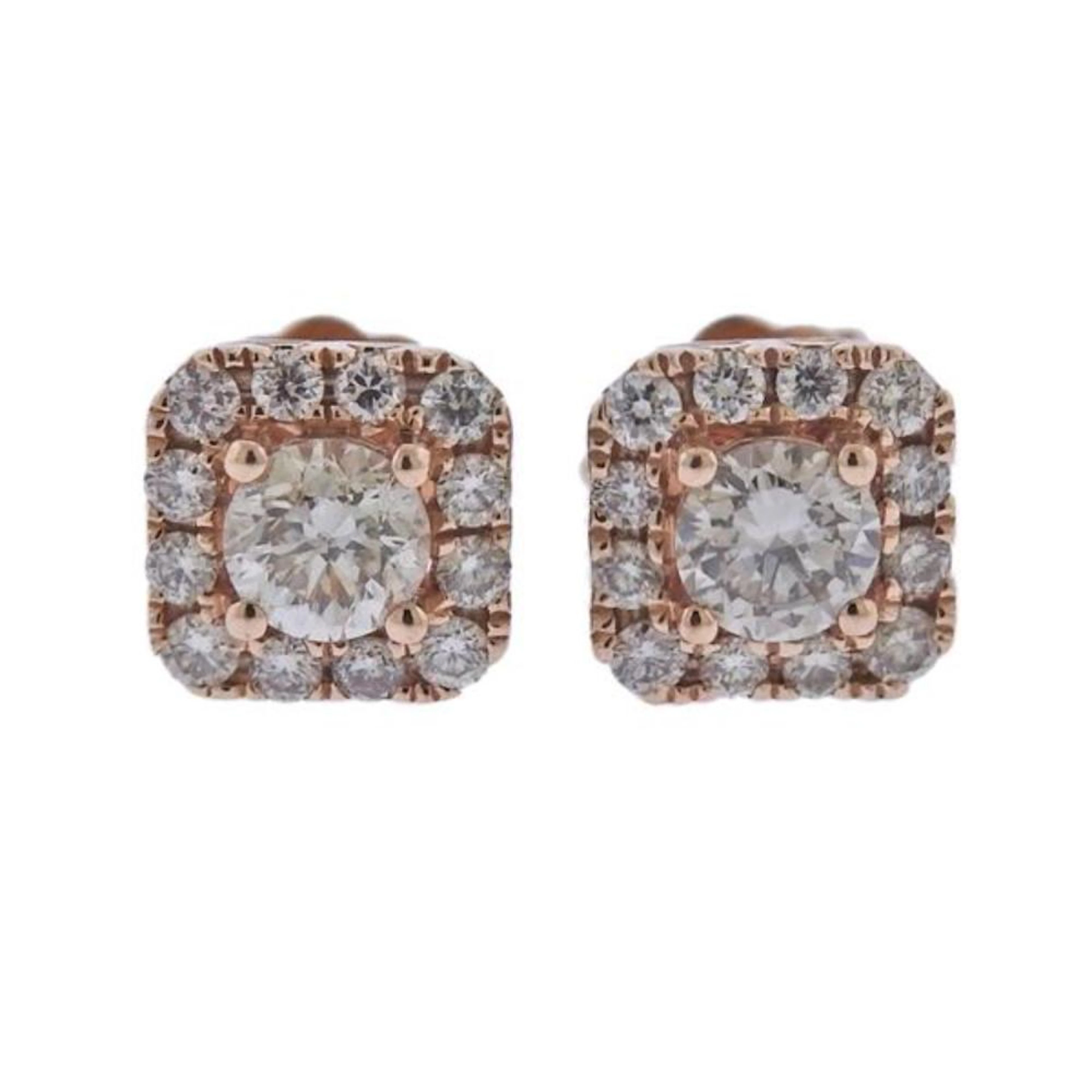 LeVian 14K Diamond Stud Earrings