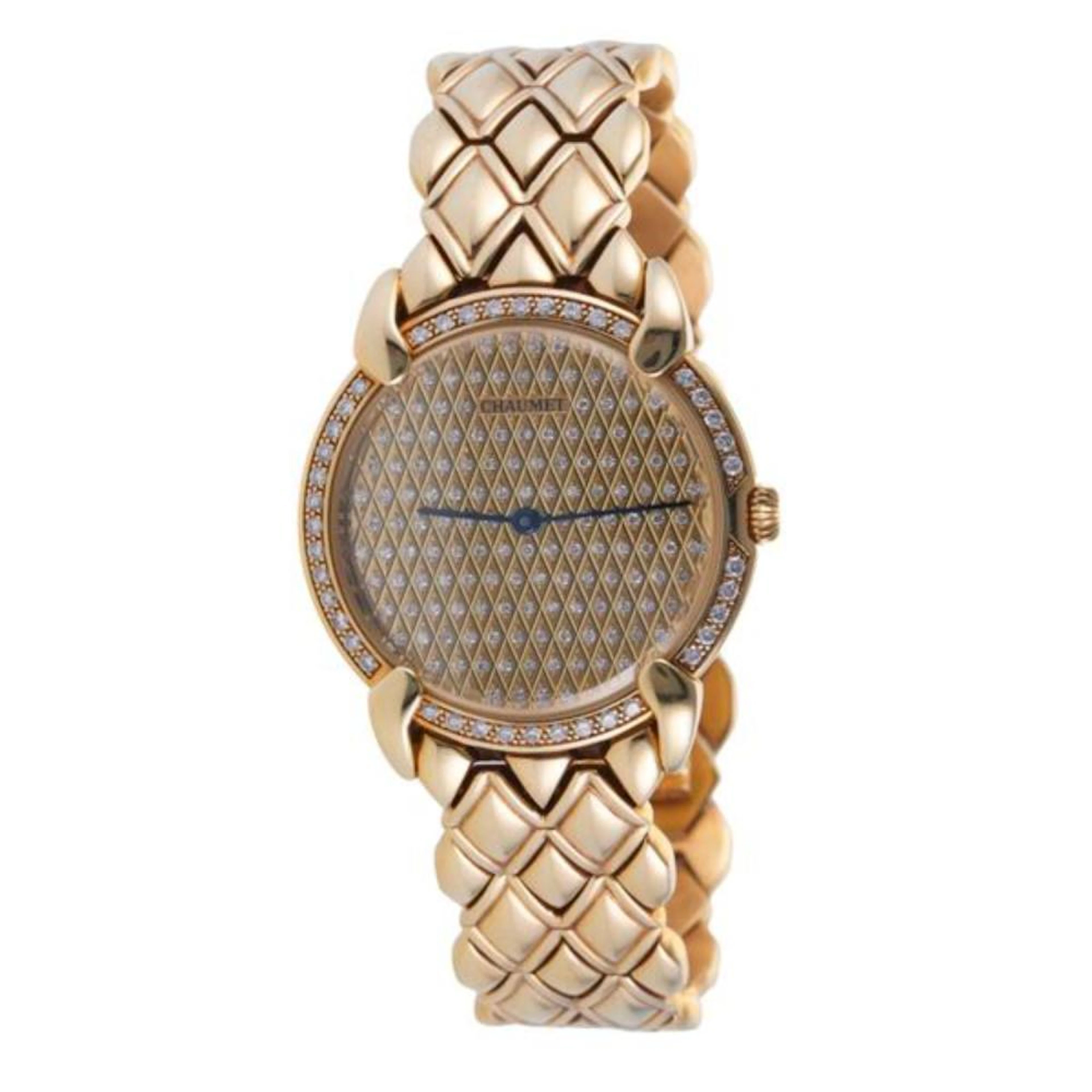 Chaumet 18k Gold Diamond Watch