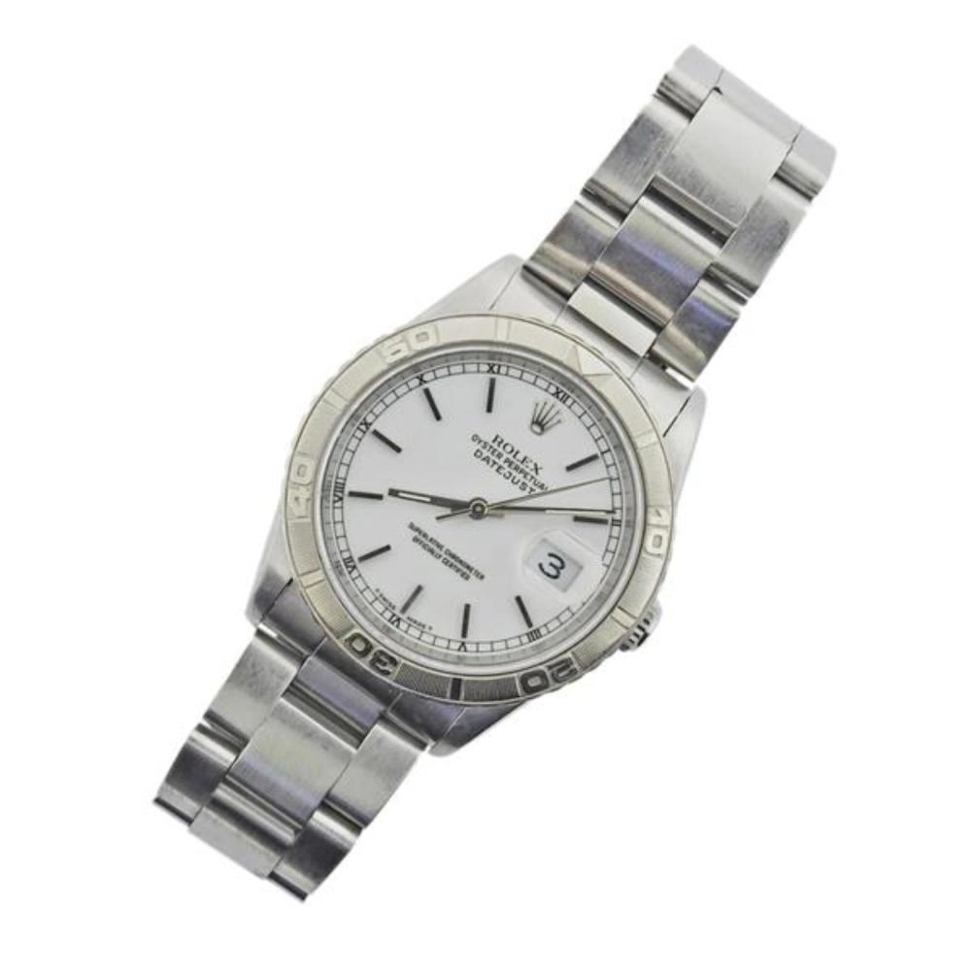 Rolex Datejust Thunderbird Turn-o-graph 18k Gold Stainless Steel Watch 16264