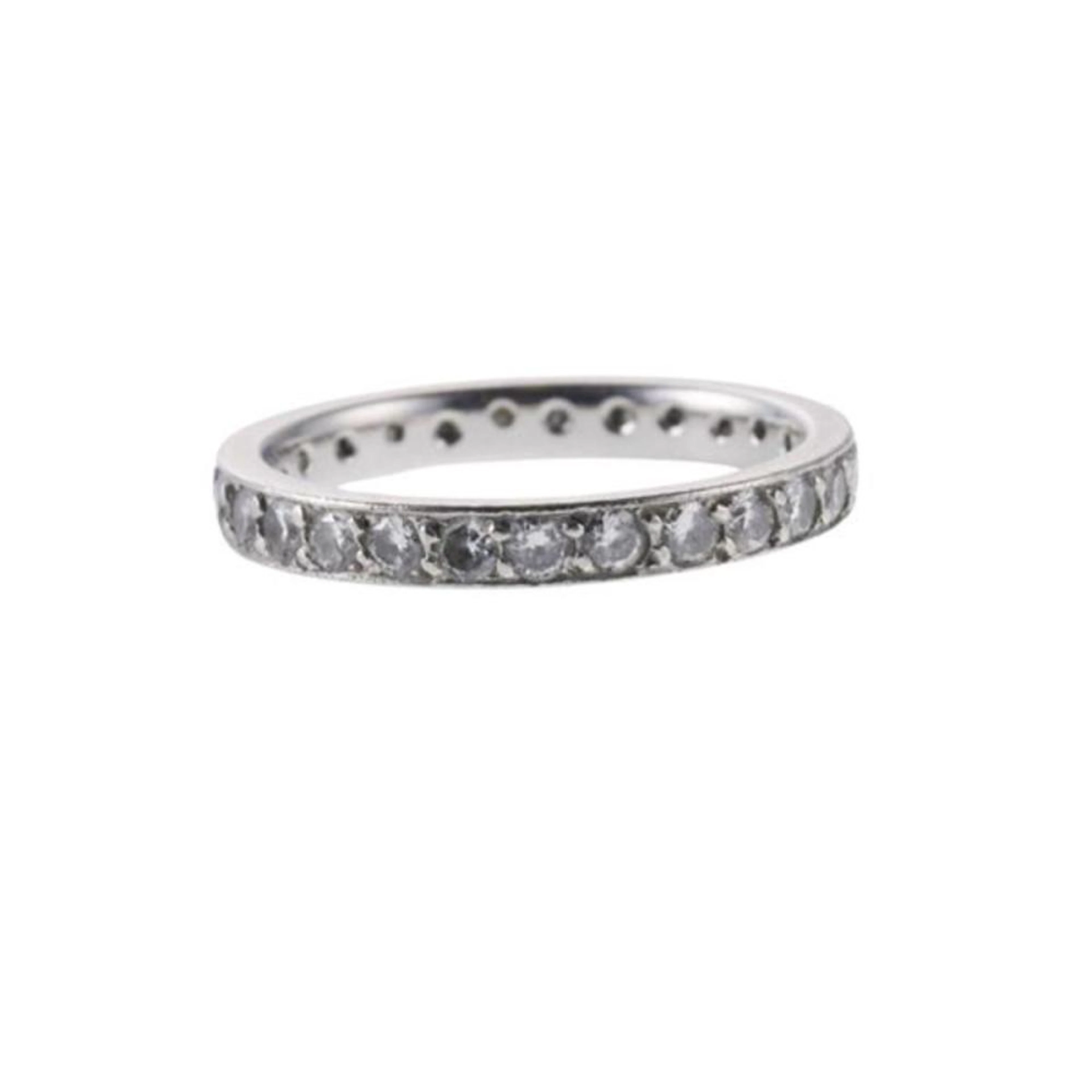 Platinum Diamond Eternity Band Ring