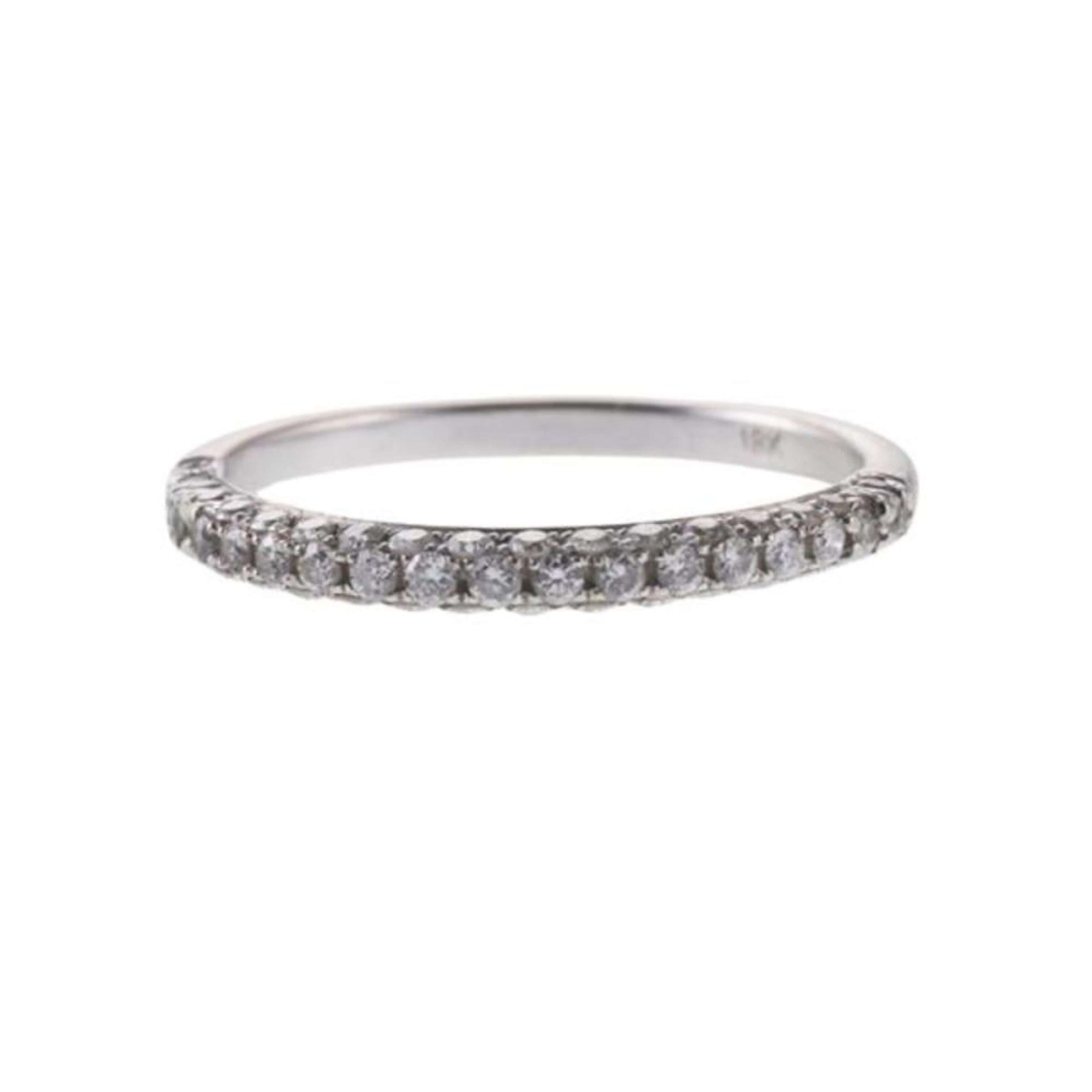 18k Gold Diamond Band Ring
