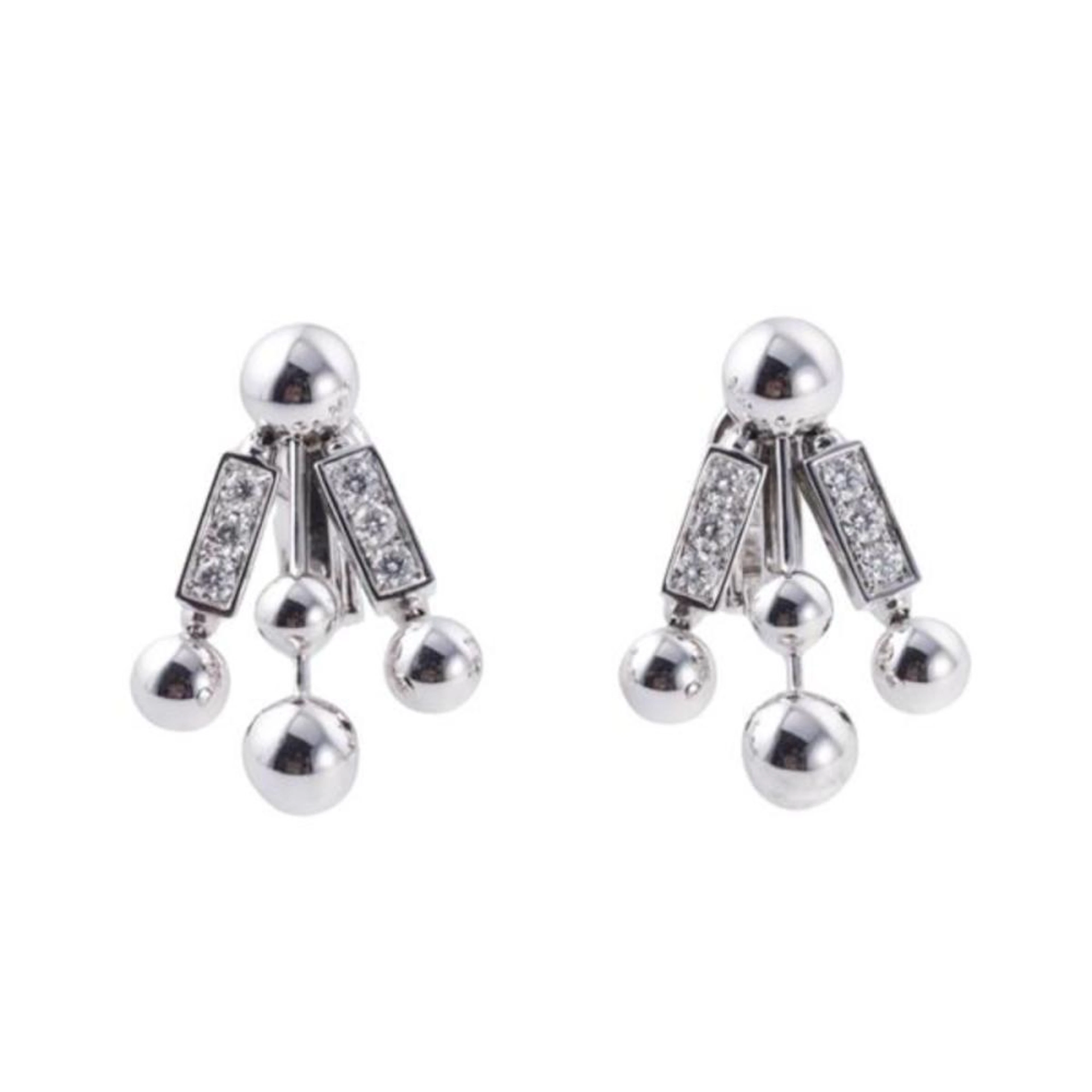 Bvlgari Bulgari 18k Gold Diamond Earrings