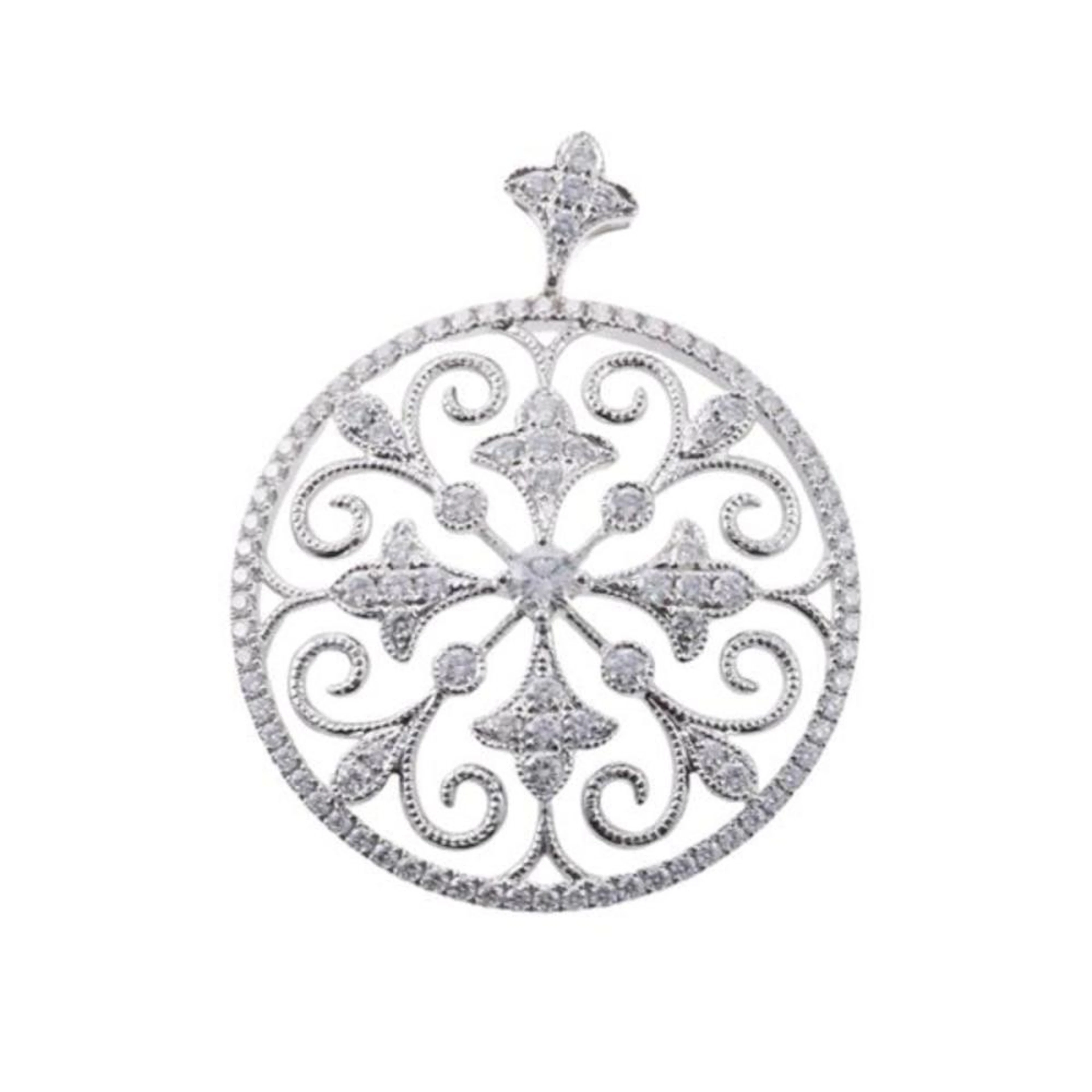 18k Gold Diamond Pendant