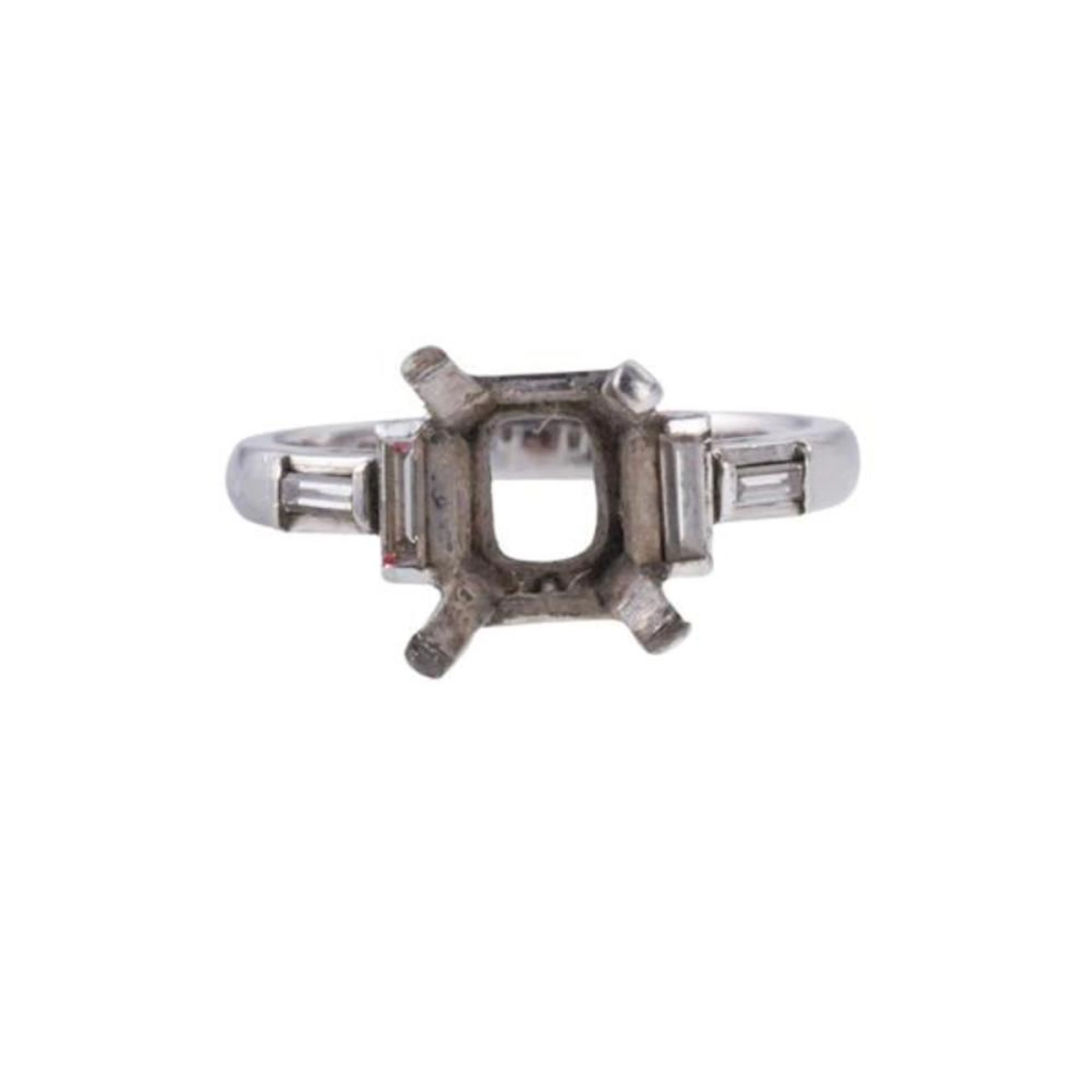 Platinum Diamond Engagement Ring Mounting