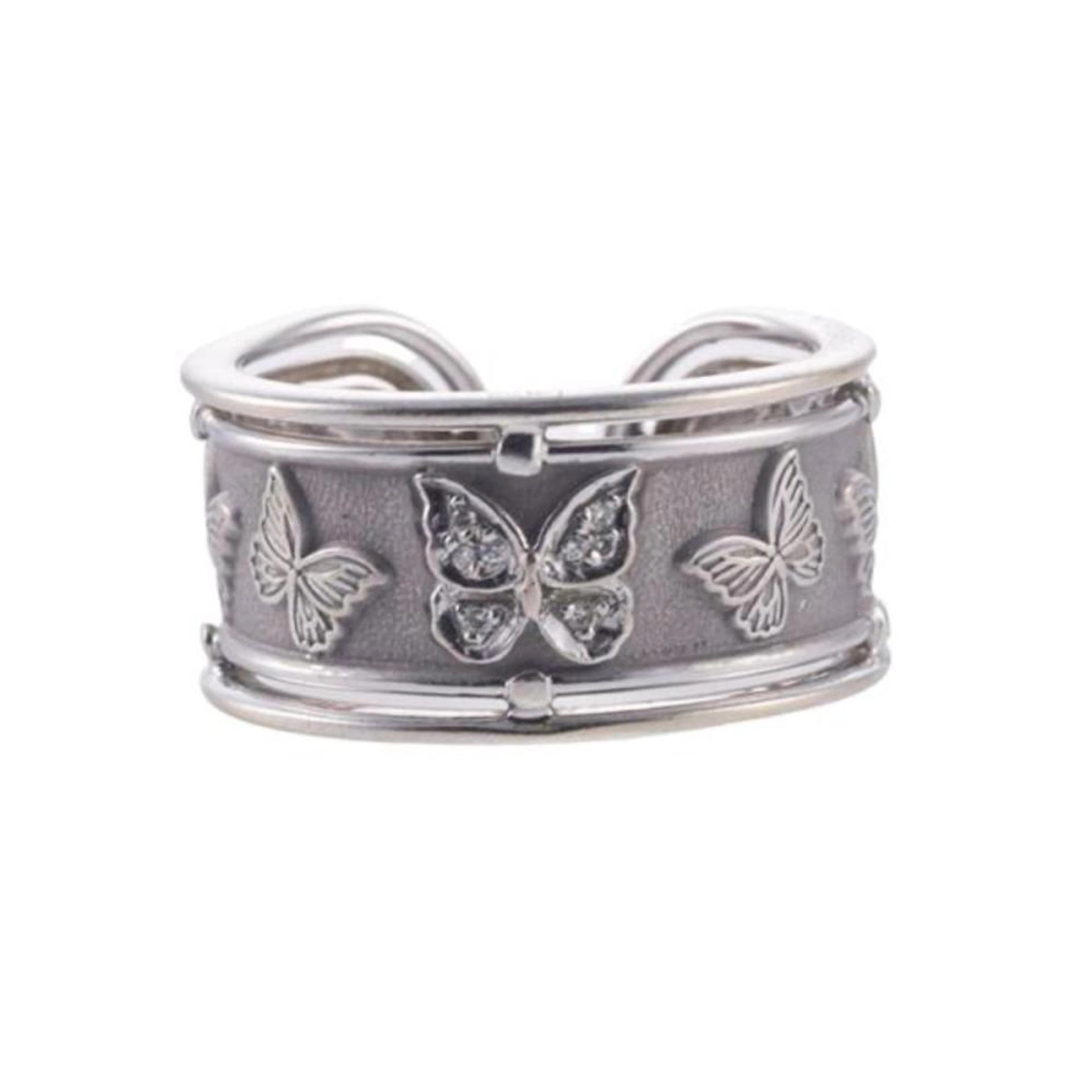Carrera Y Carrera Baile de Mariposas 18k Gold Diamond Ring