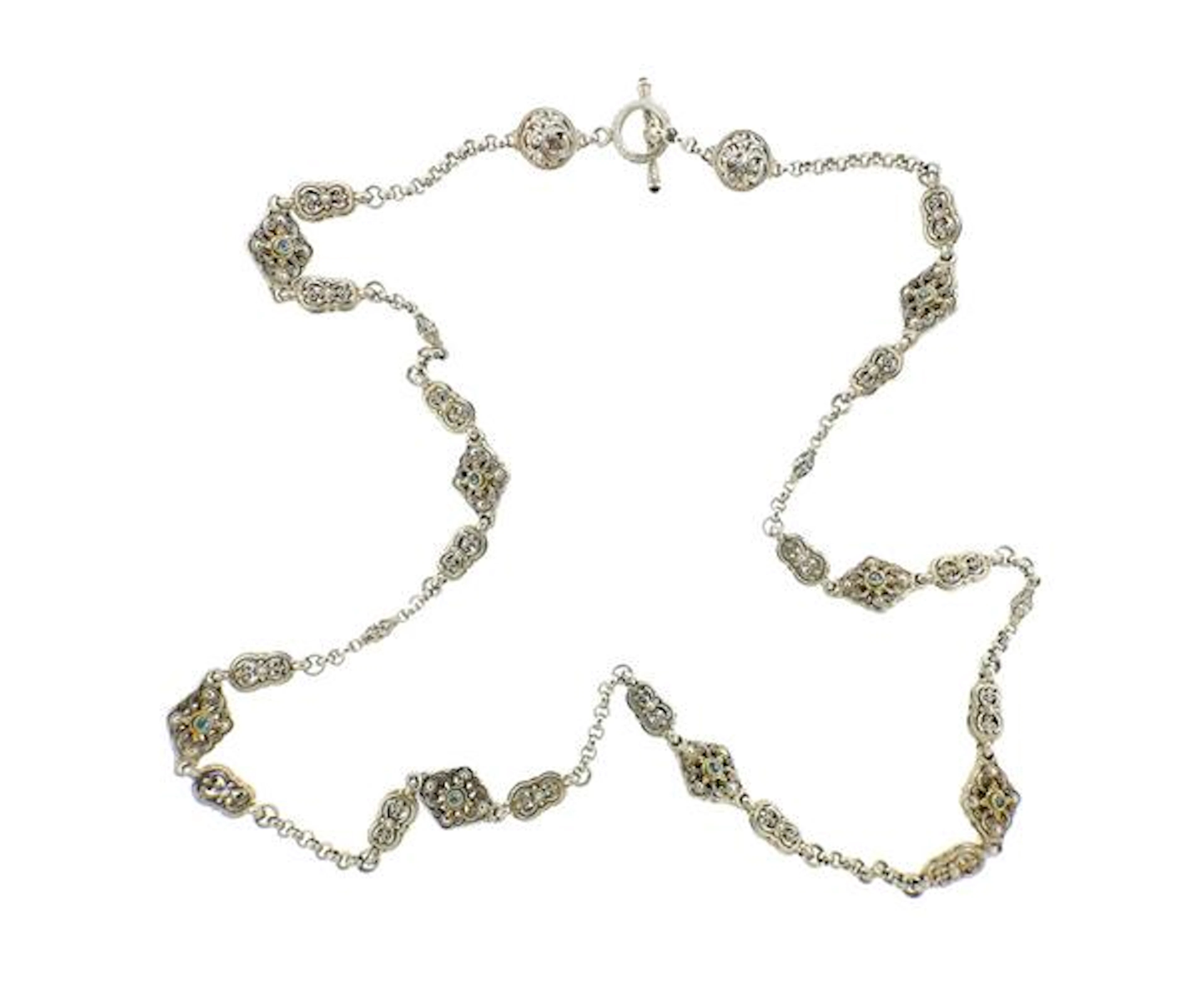 Konstantino 18K Gold Sterling Gemstone Necklace