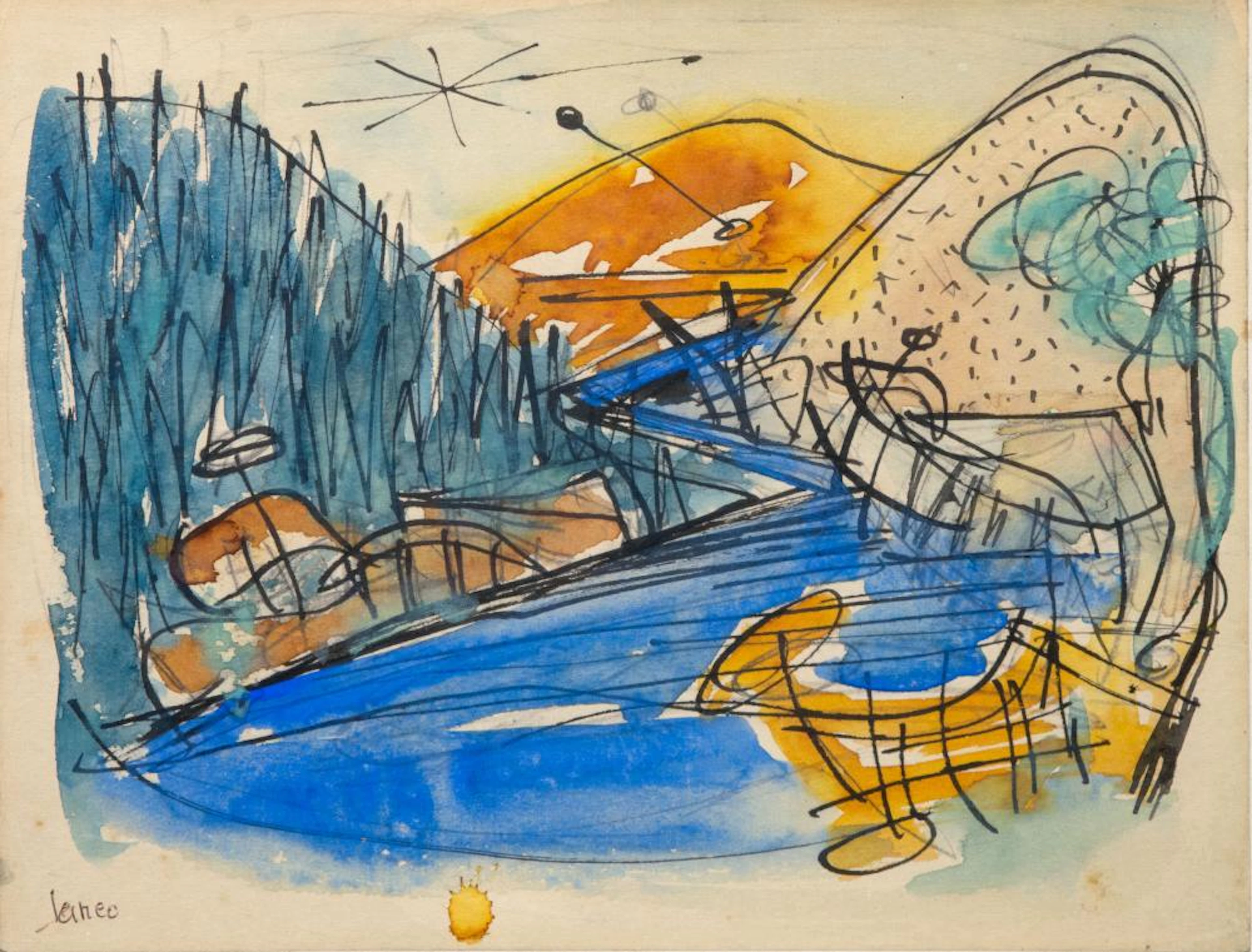 MARCEL JANCO, SEA OF GALILEE