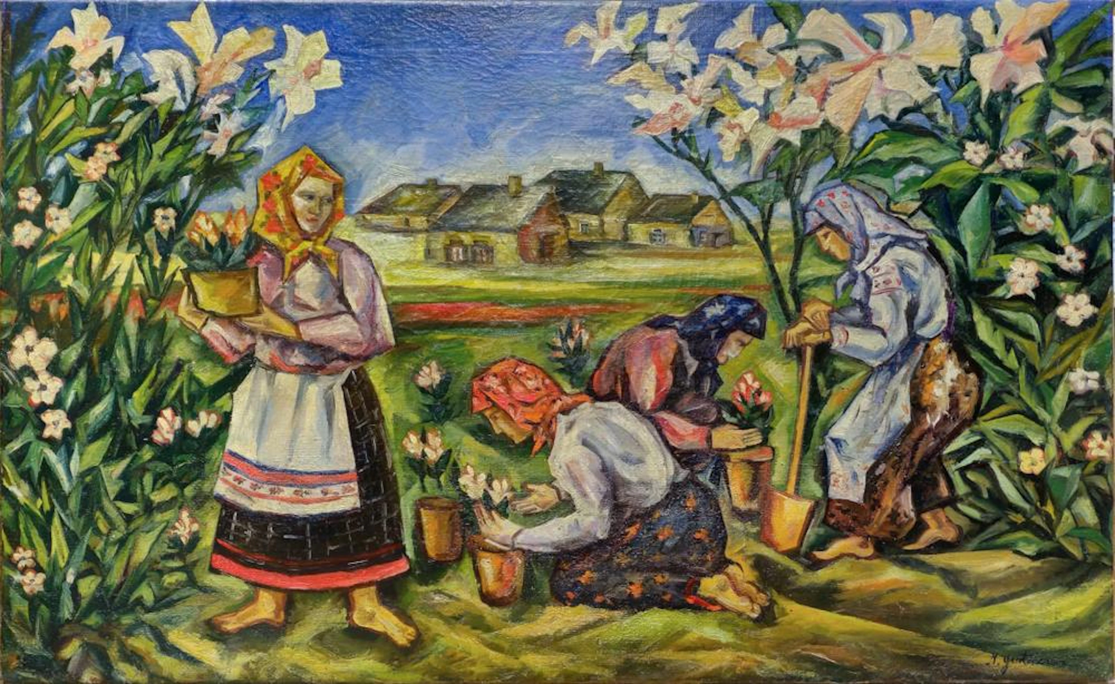 ATALIA GONCHAROVA (1881-1962), LE REMPOTAGE