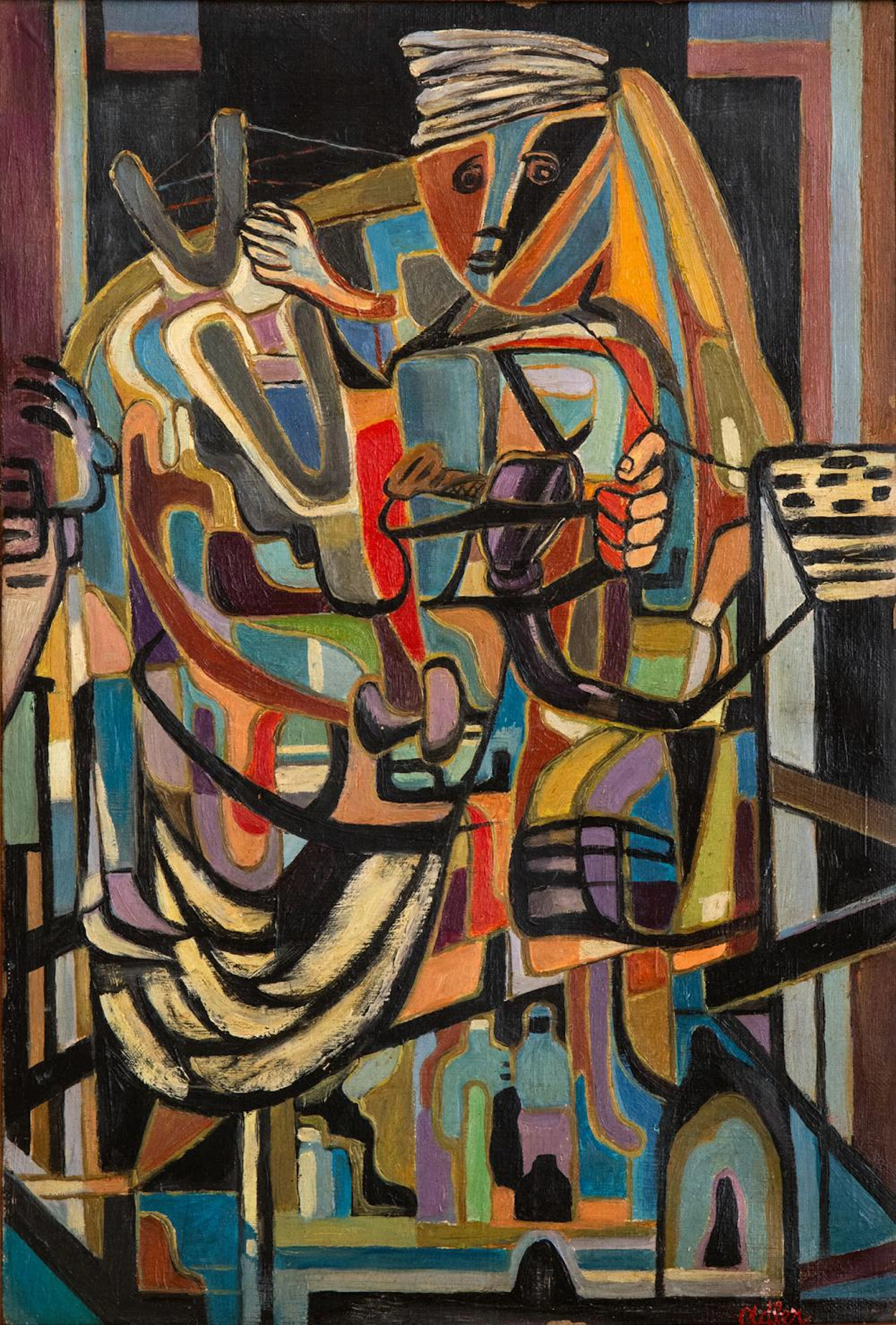 Jankel Adler (1895-1949), The Musicia