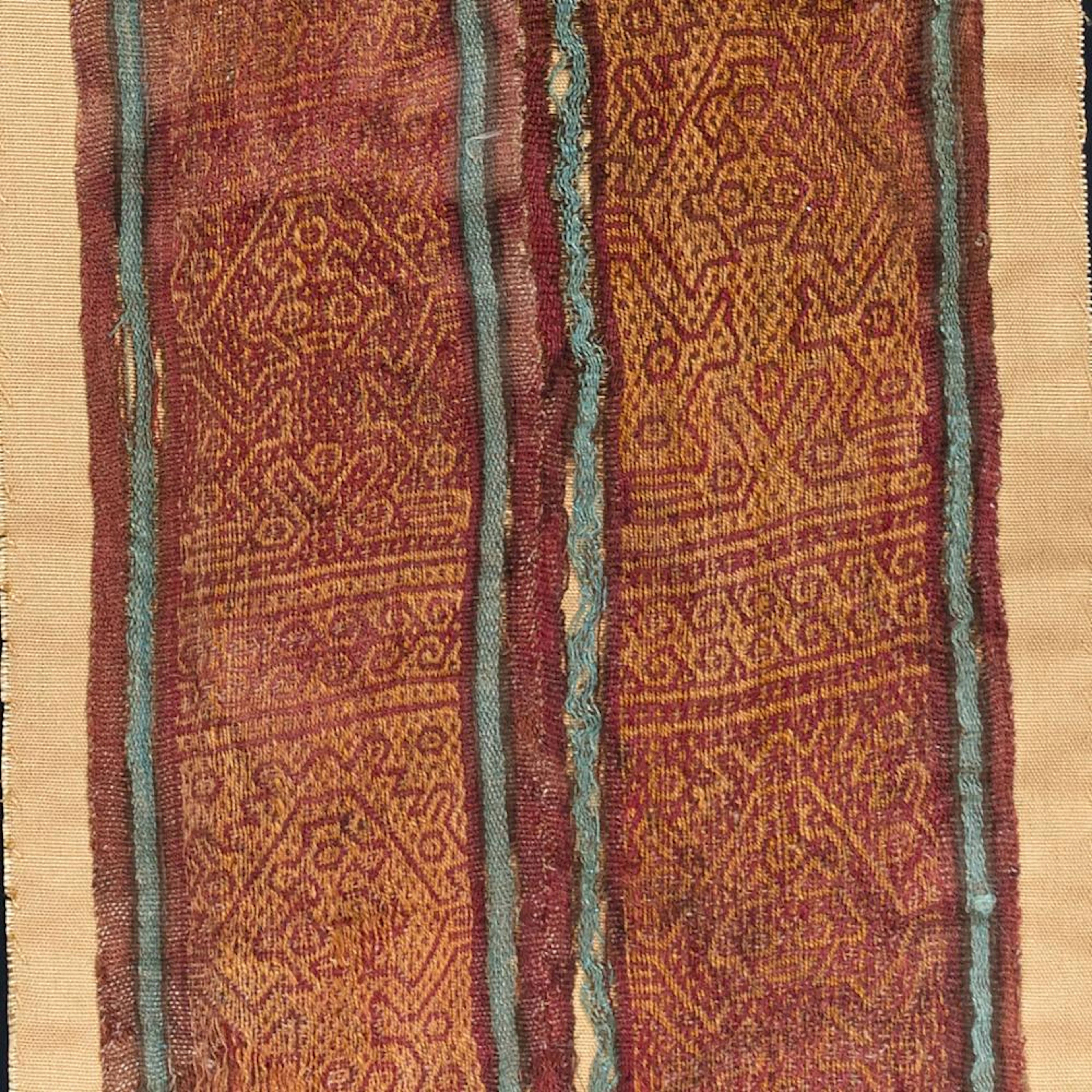 A Long Headband with Frontal Figures Under a Double-Headed Serpent