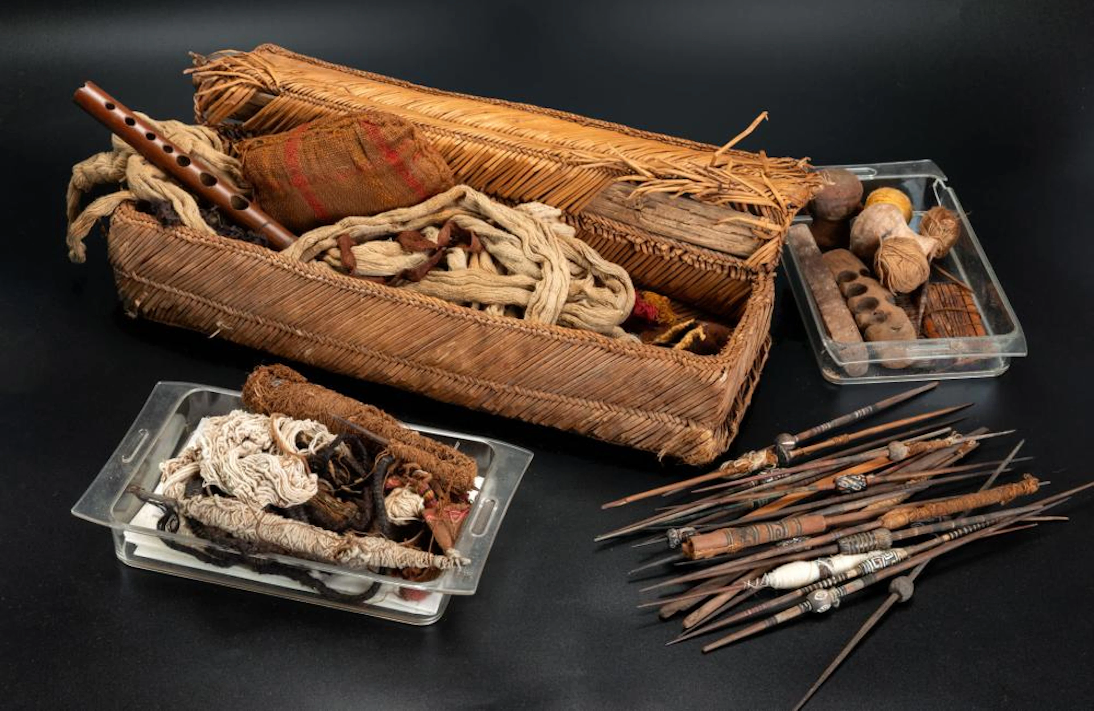 A Workbasket, Central Coast , Prob. Ancon, Chancay-Inca, 1350-1530 CE