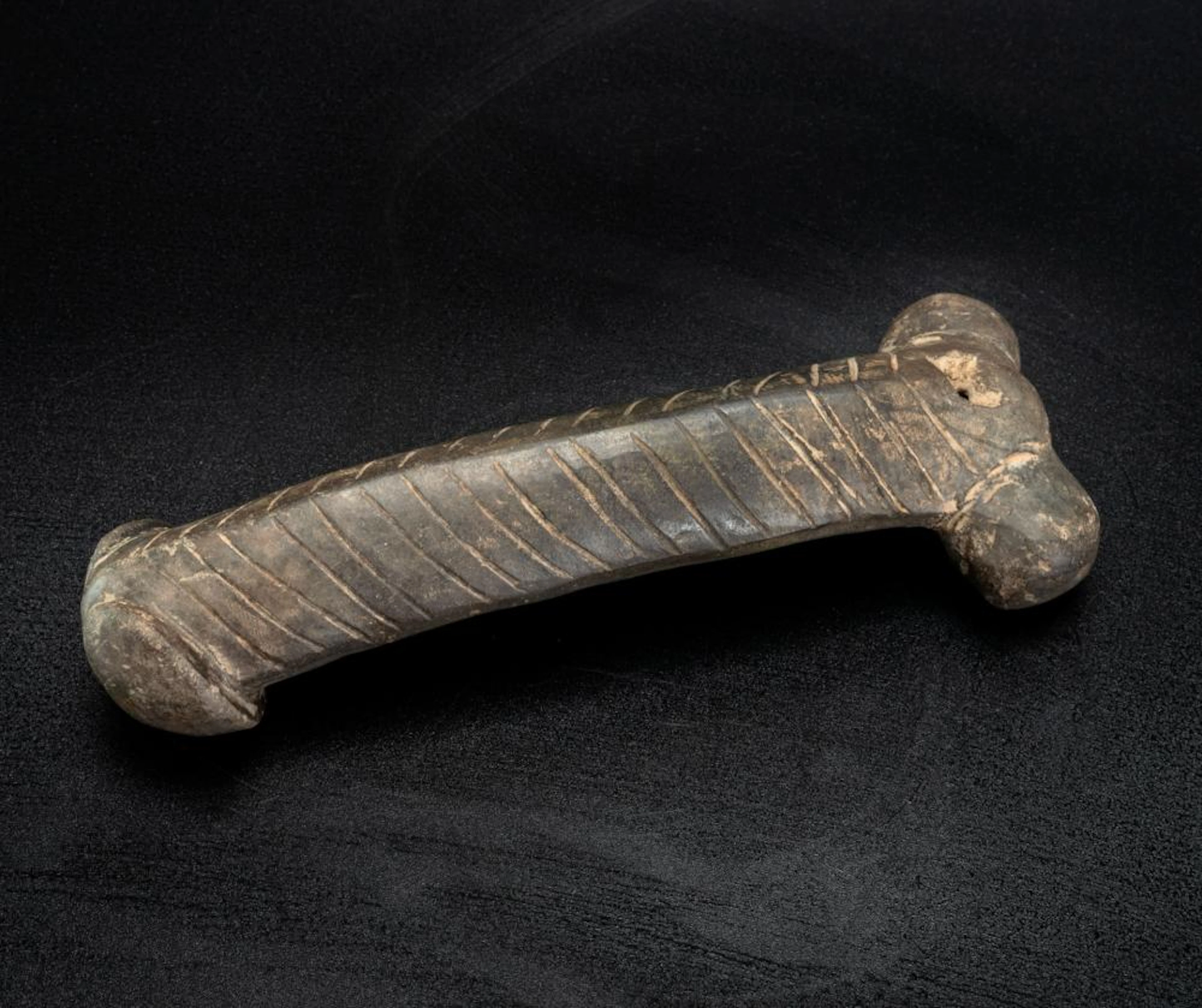 A Sculpted Phallus, Chimu, Peru, 900-1450 CE