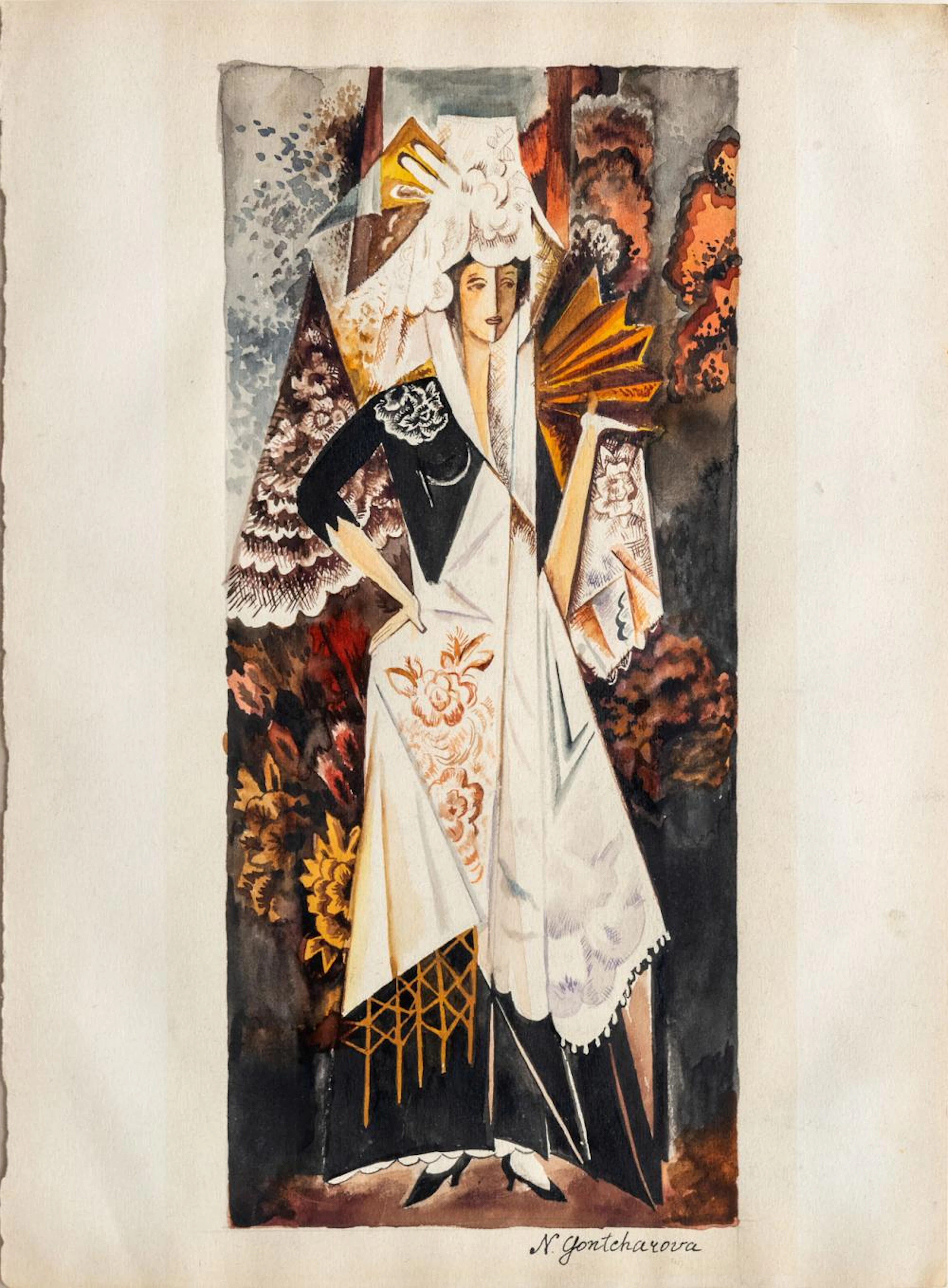 atalia Goncharova (1881-1962), Espagniel