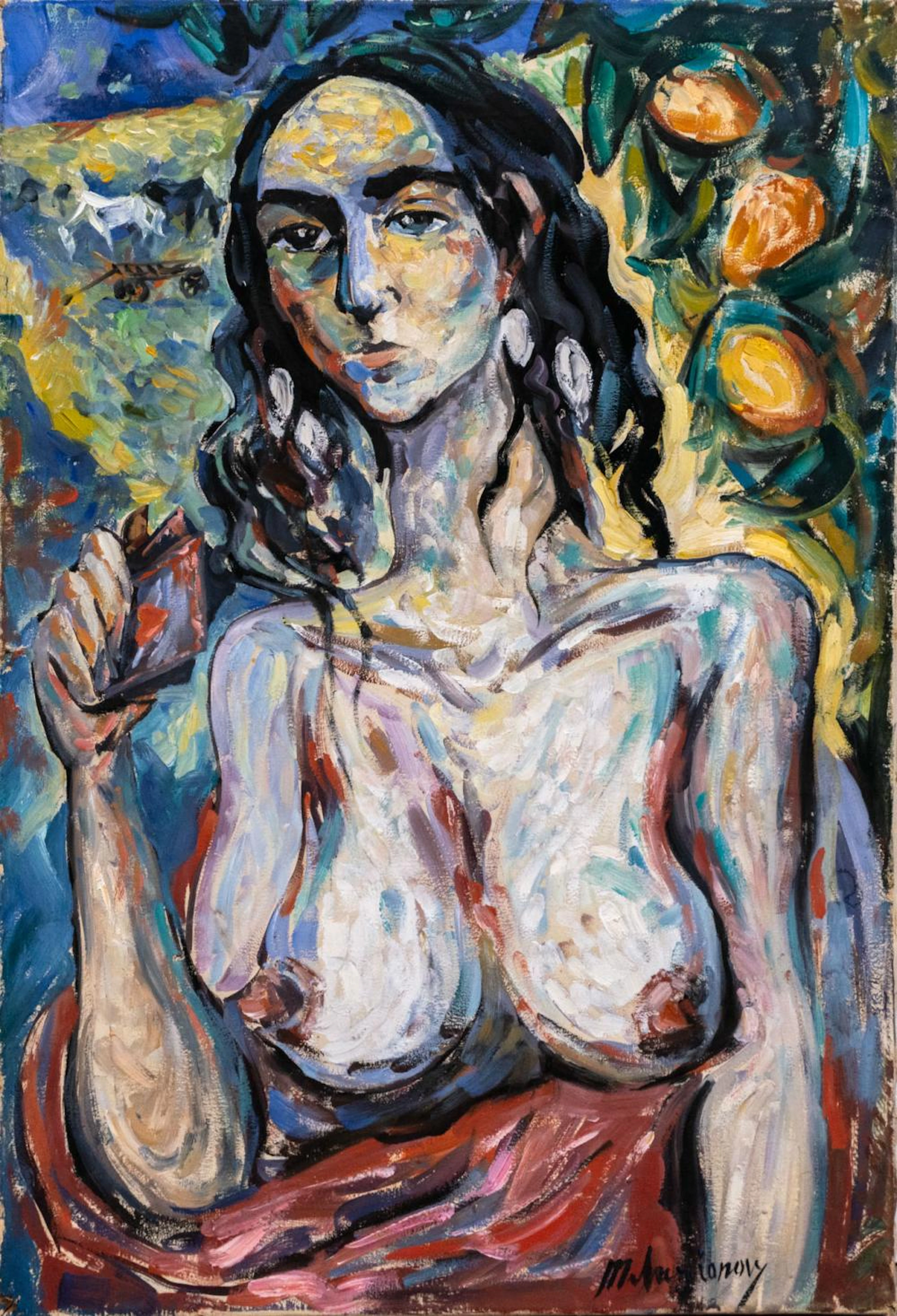 MIKHAIL LARIONOV (1881-1964), A GYPSY WOMA