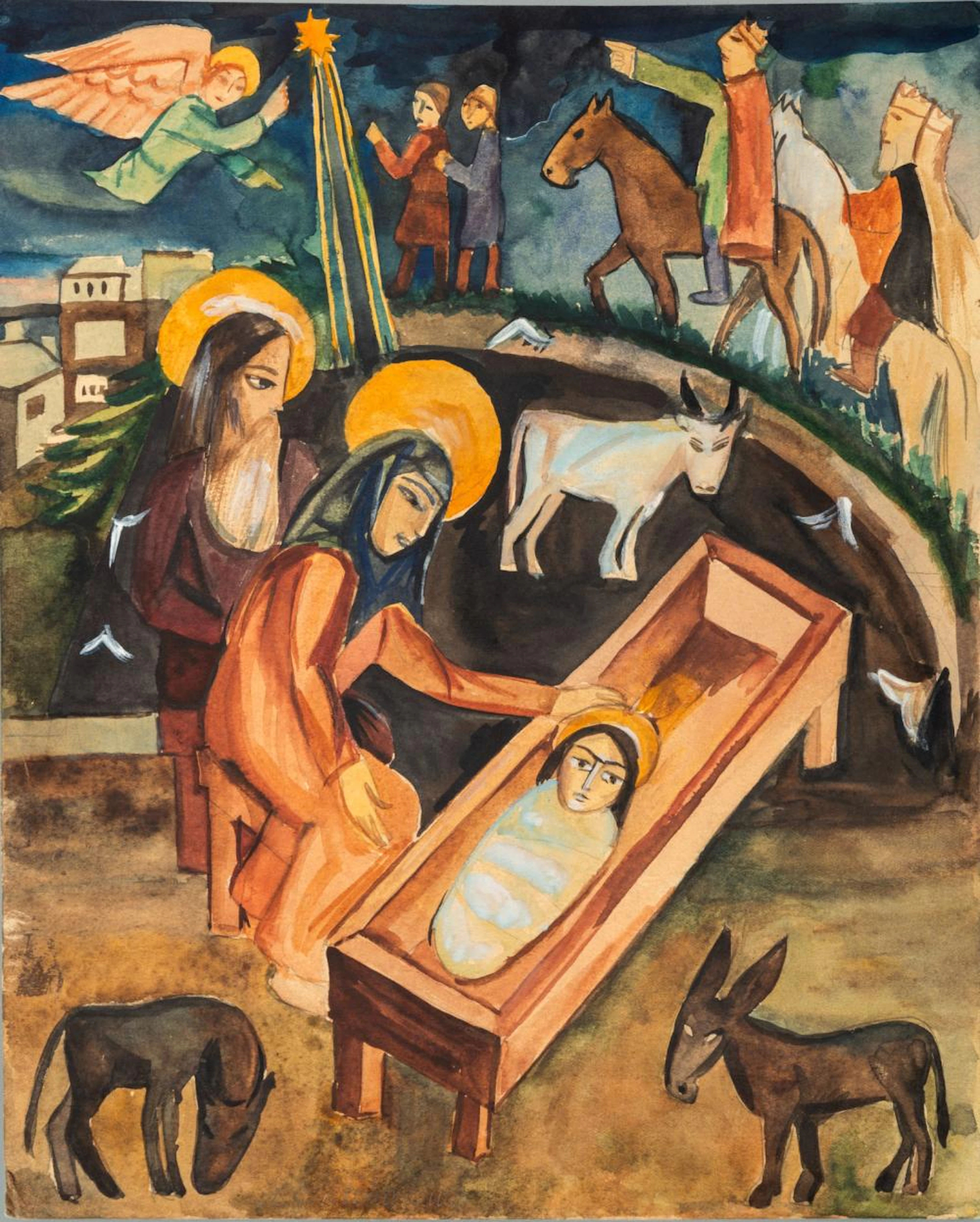 ATALIA GONTCHAROVA (1881-1962), NATIVITY