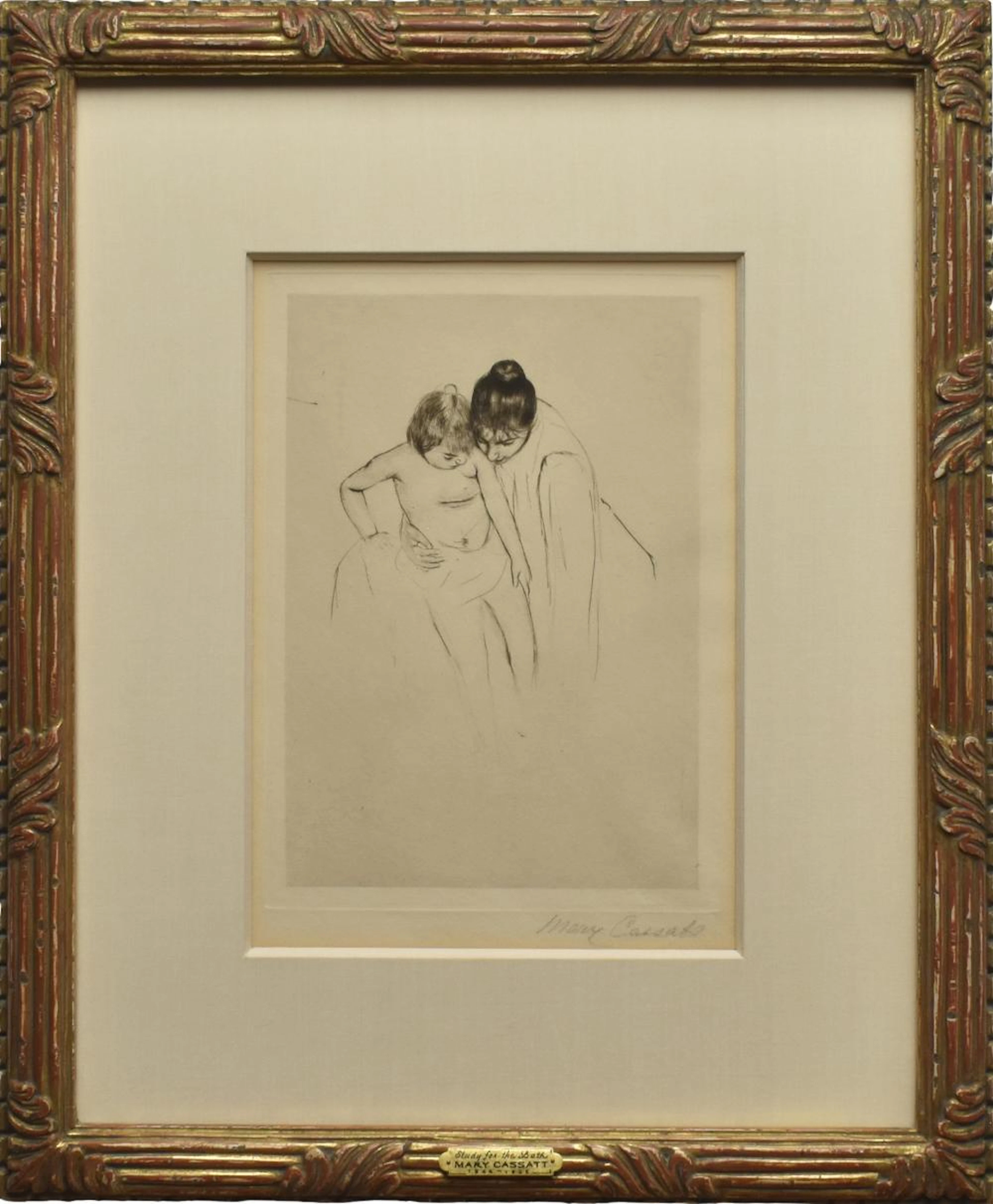 Mary Cassatt (1844 - 1926), Study for the Bath, c. 1890.
