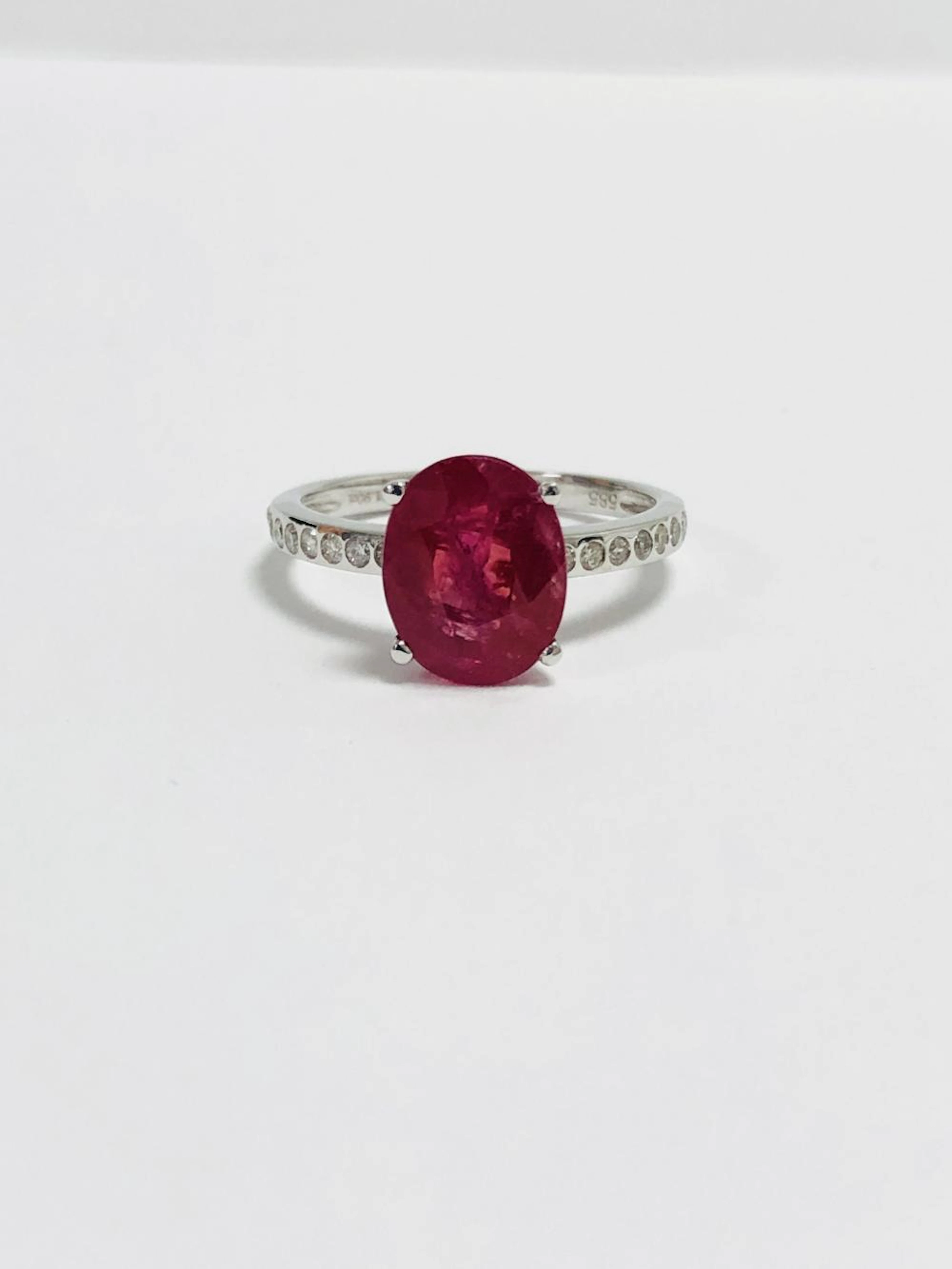 1ct ruby and diamond ring