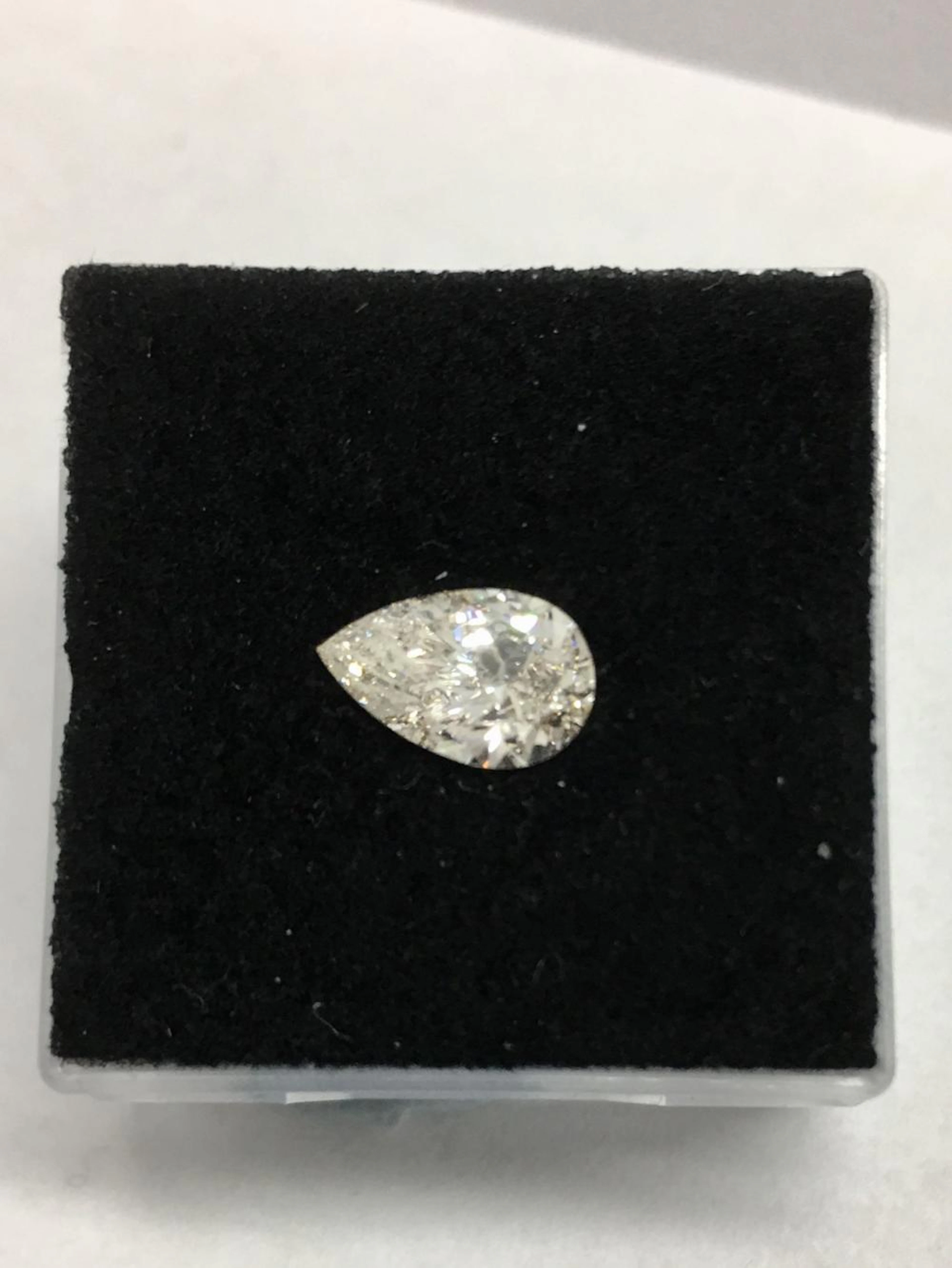 1.01ct Pearshape diamond
