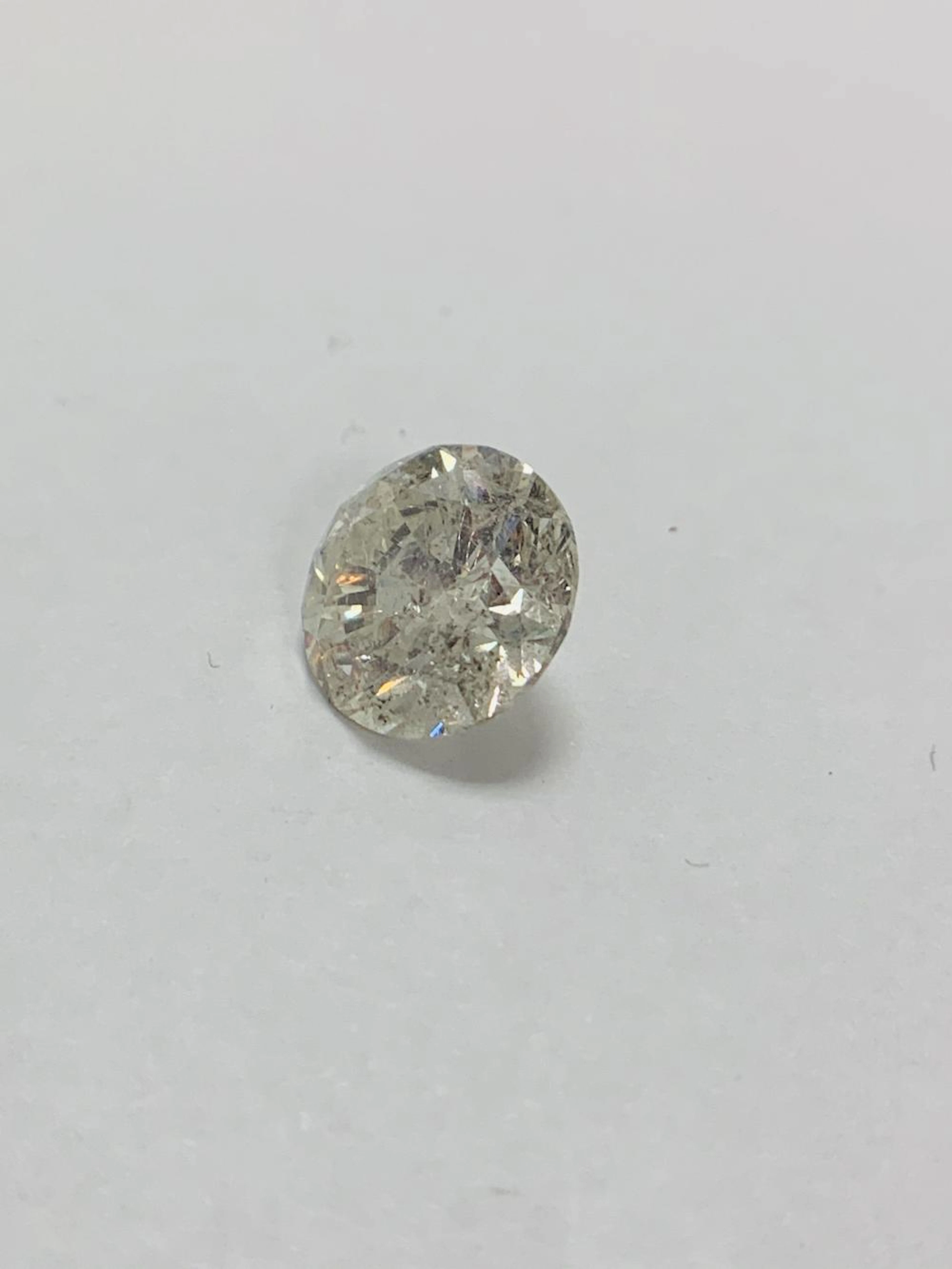 6.57ct round Brilliant cut diamond