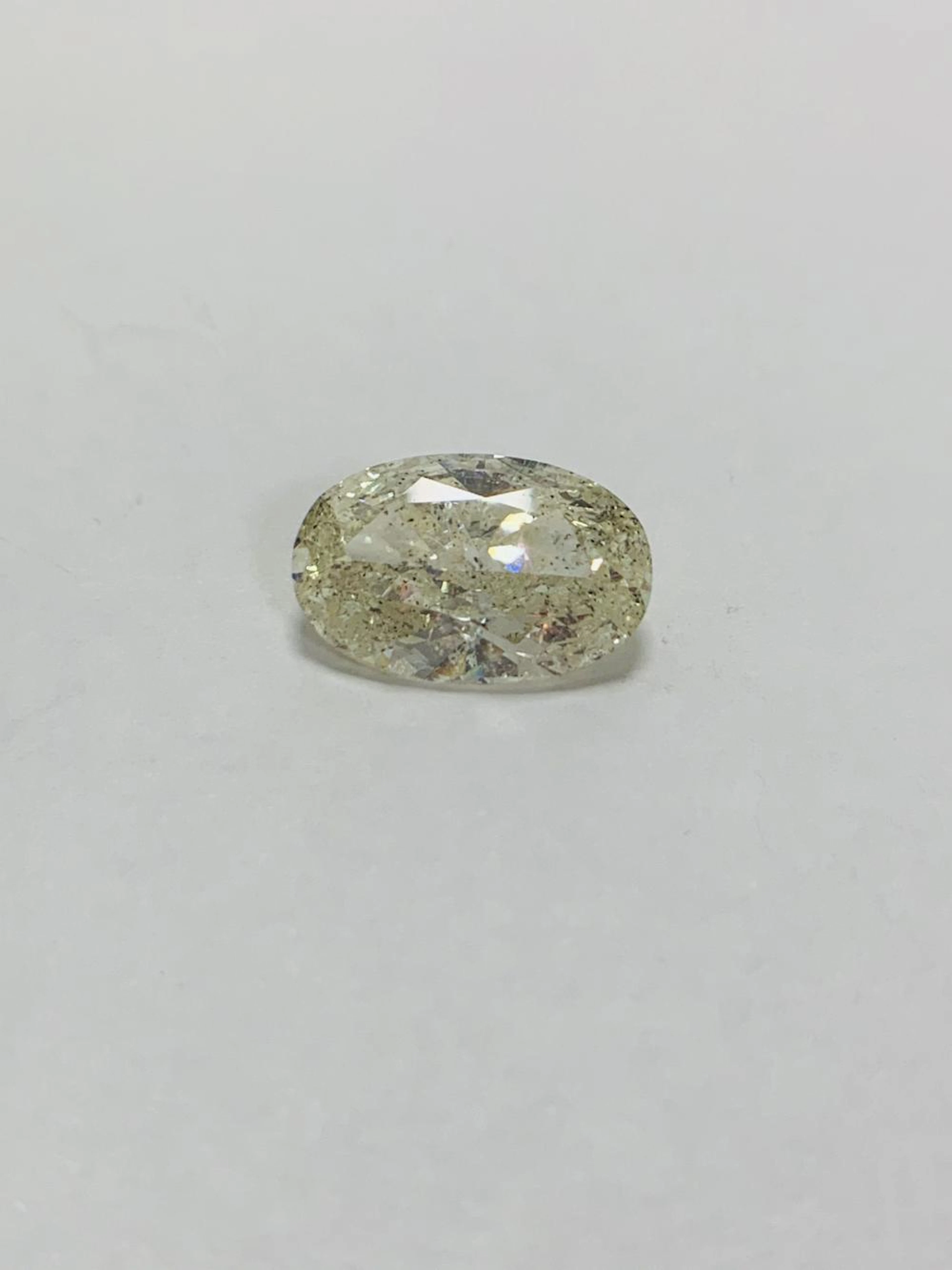 7.62ct oval cut diamond