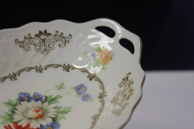 A Bavaria 2 Handle Porcelain Relish Dish