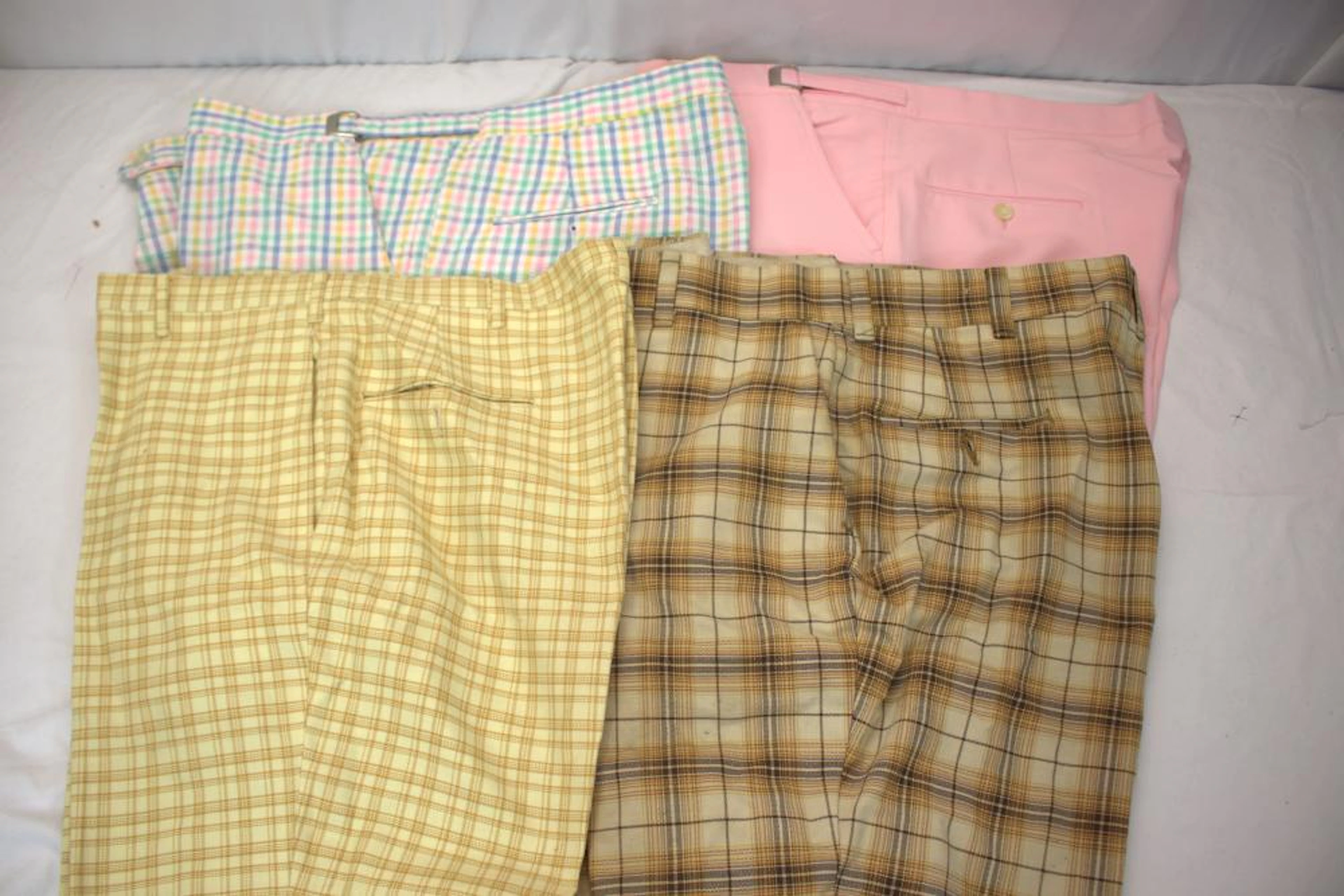 Lot of 4 Pair Men's Vintage Shorts, Higgins, Bentley, Botany, & Other