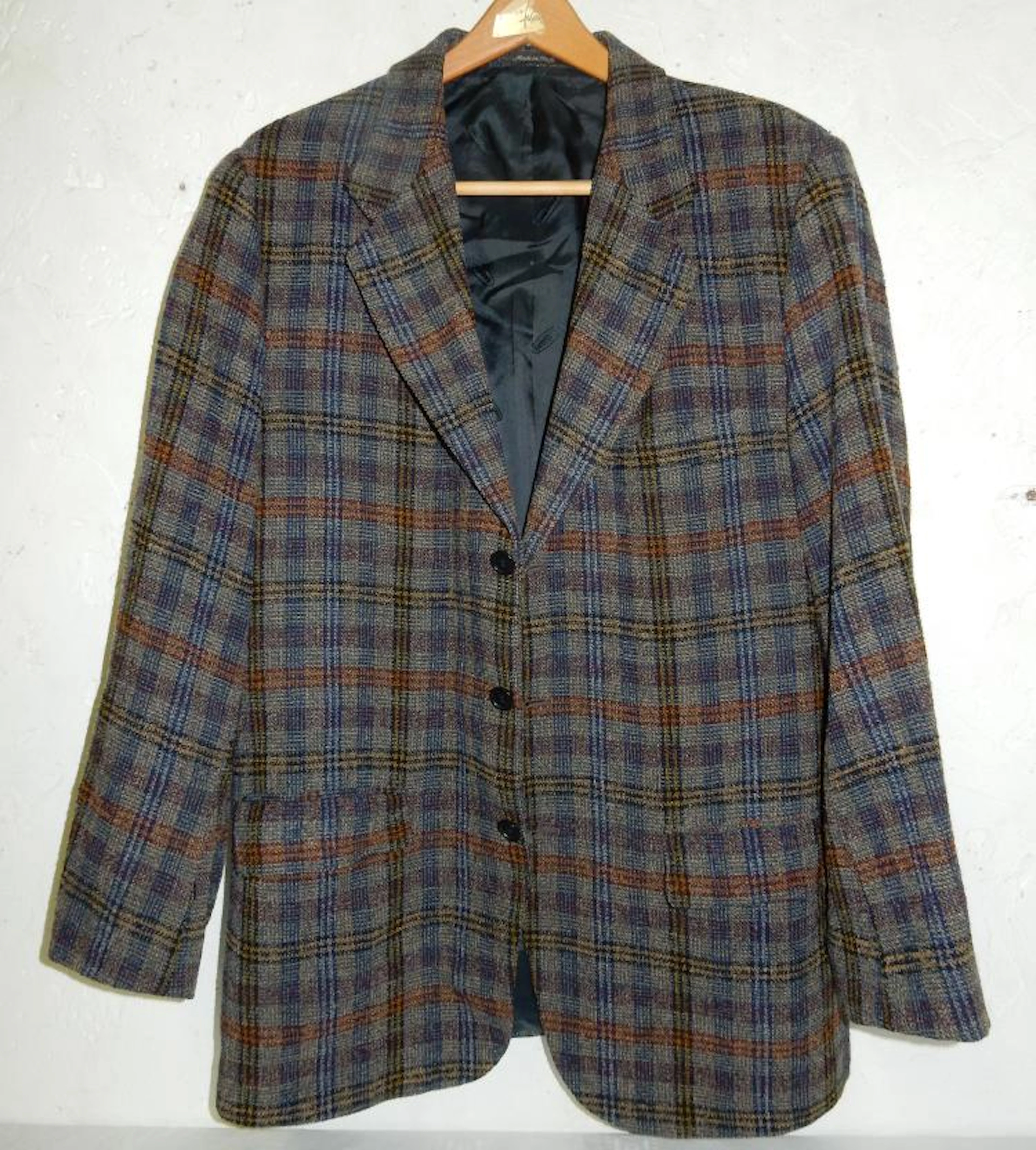 Vintage Missoni Uomo Men's Plaid Sports Coat Approximate Size 42-44