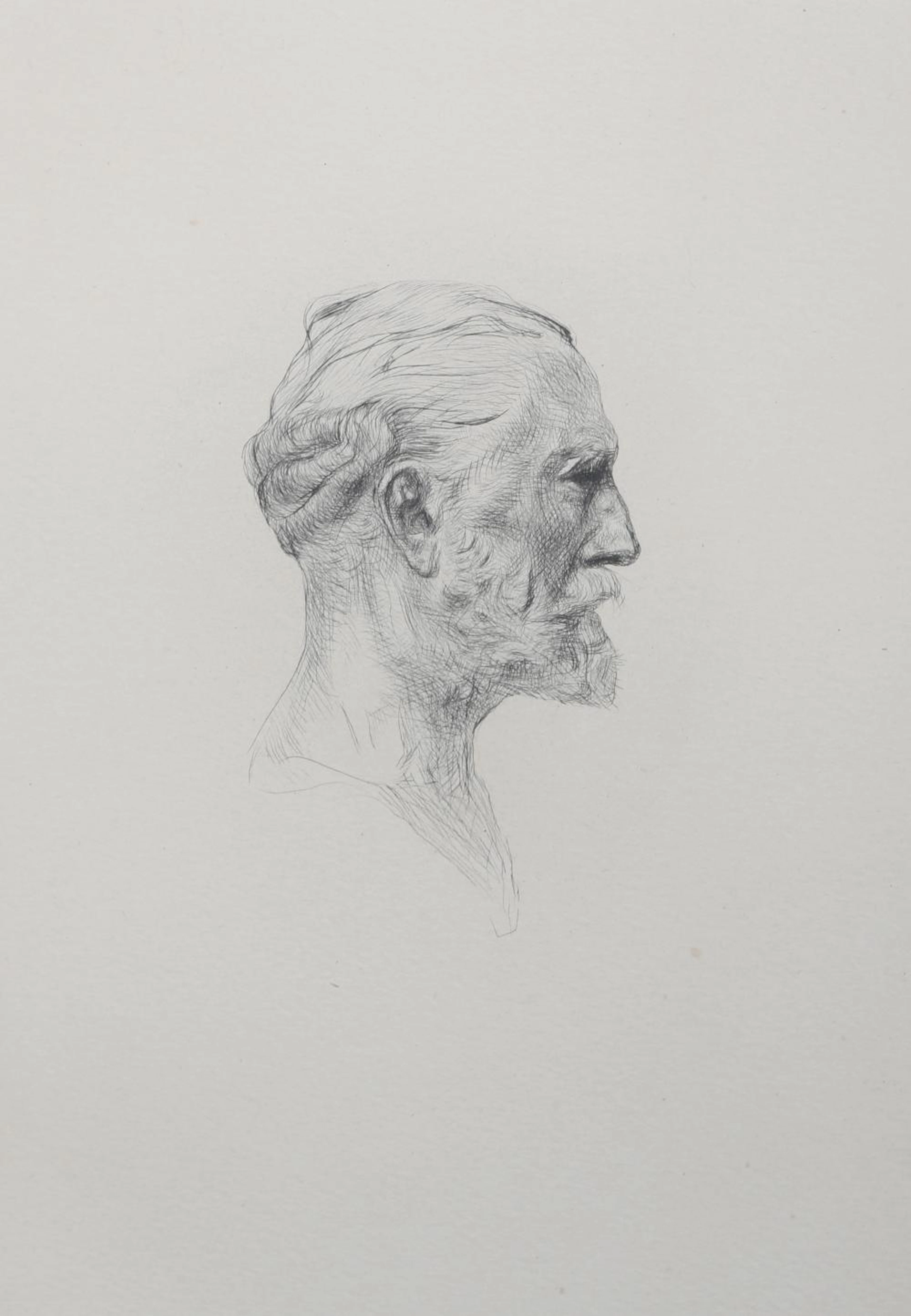AUGUSTE RODIN (1840-1917), PORTRAIT OF ANTONIN PROUST, etching, unsigned, f