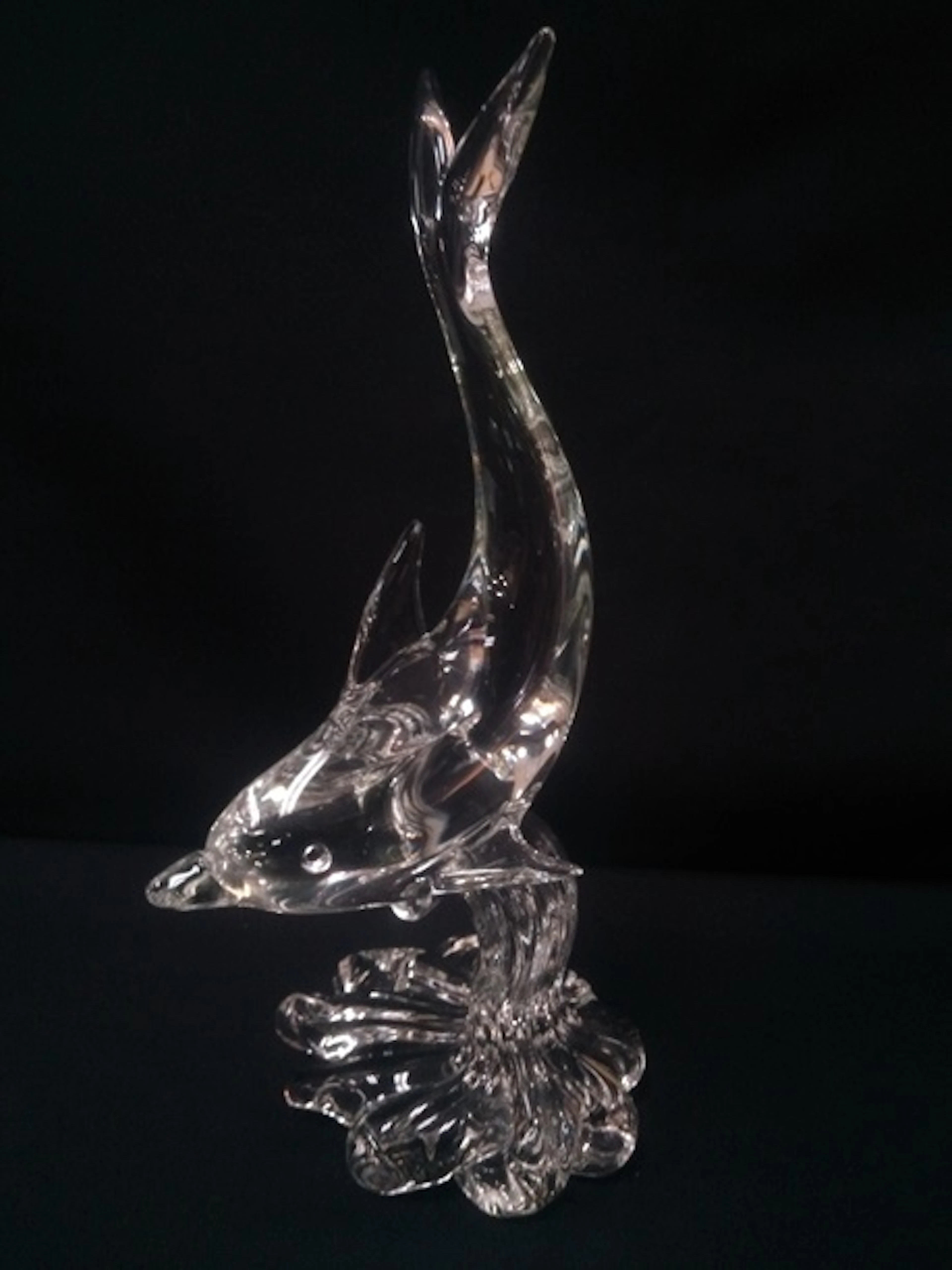 Signed B.R. '83 MURANO Dolphin on Wave.