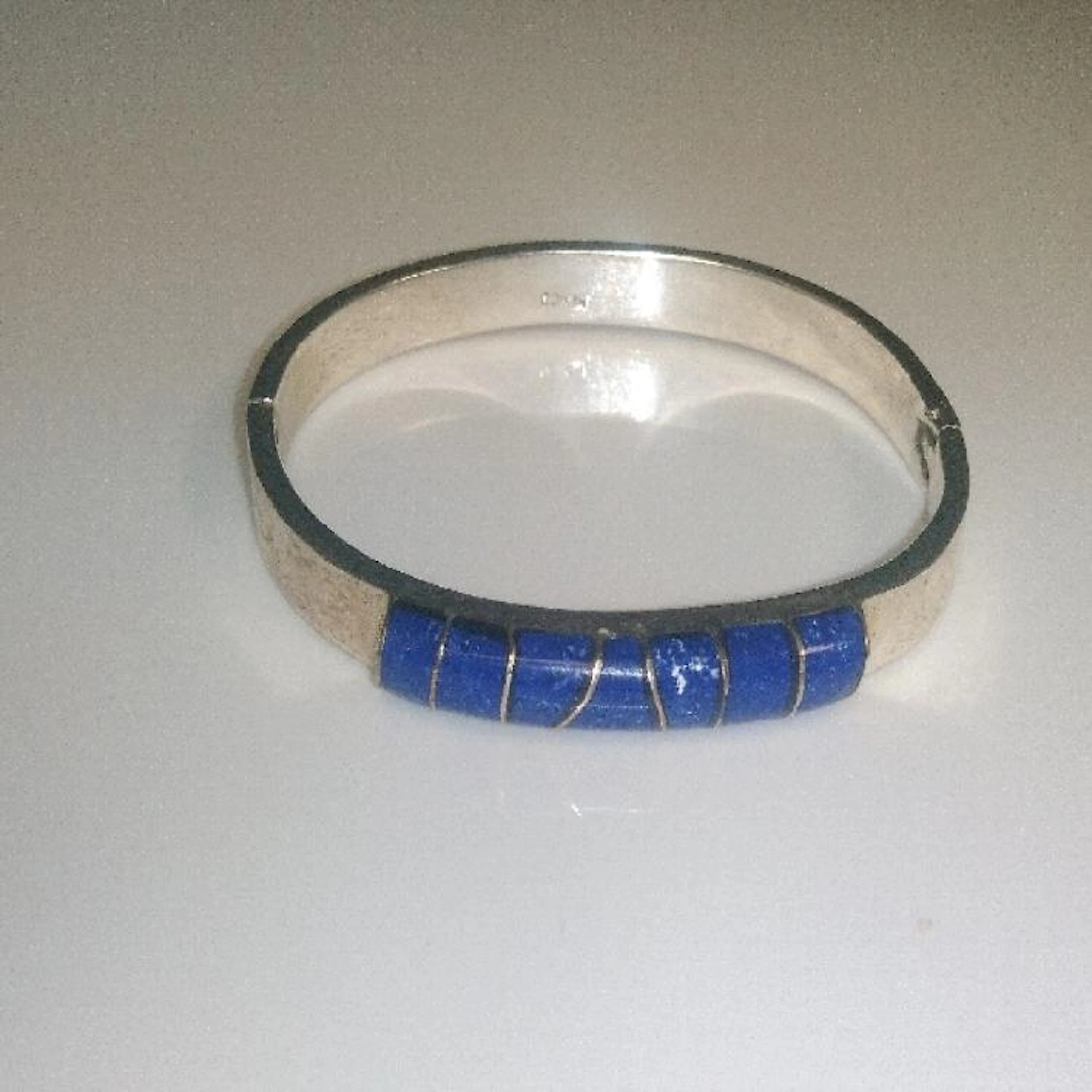 Sterling Silver Bangle Bracelet Charoite?