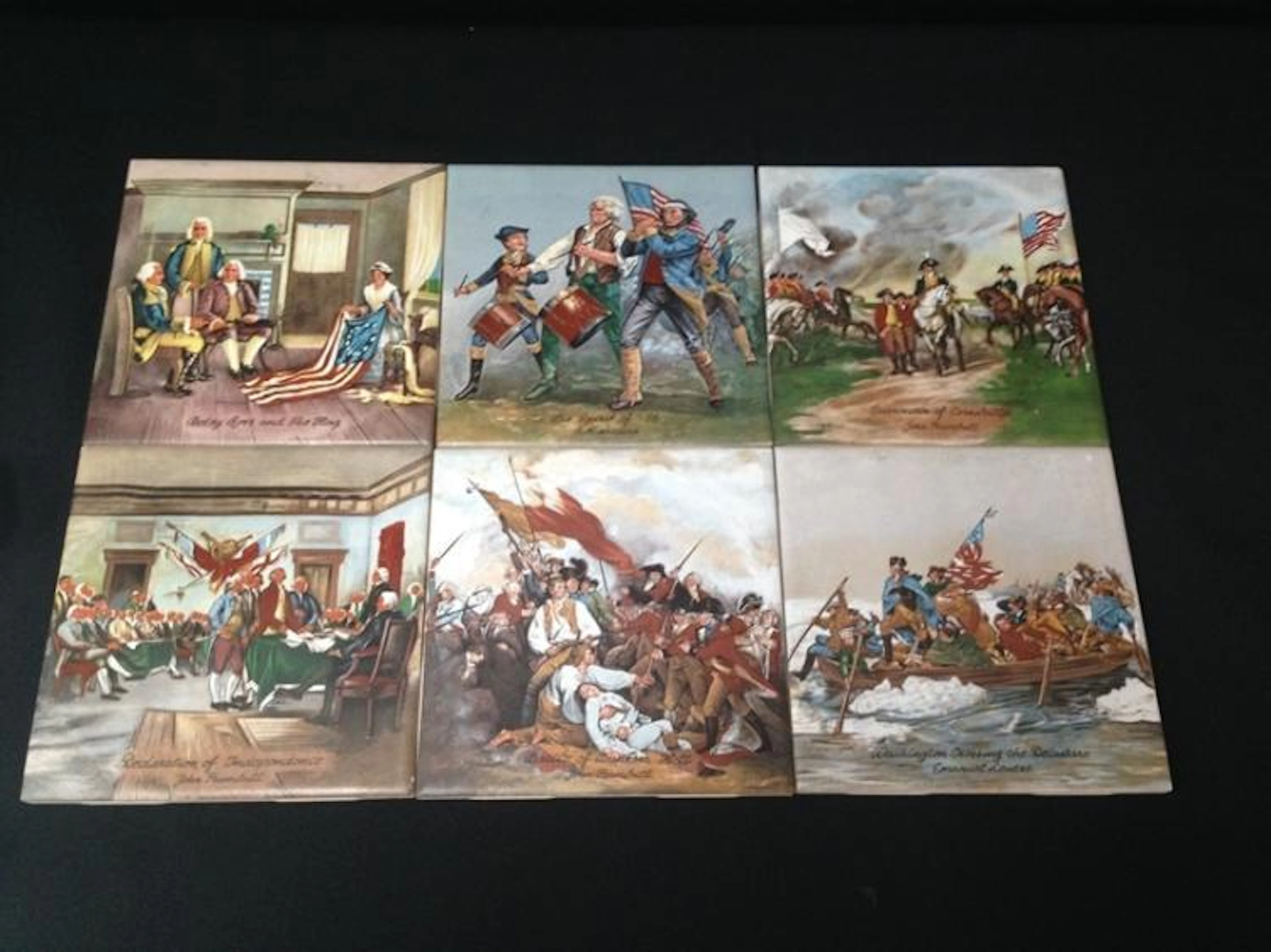 (6) Decorative Collector's Tiles from GREAT