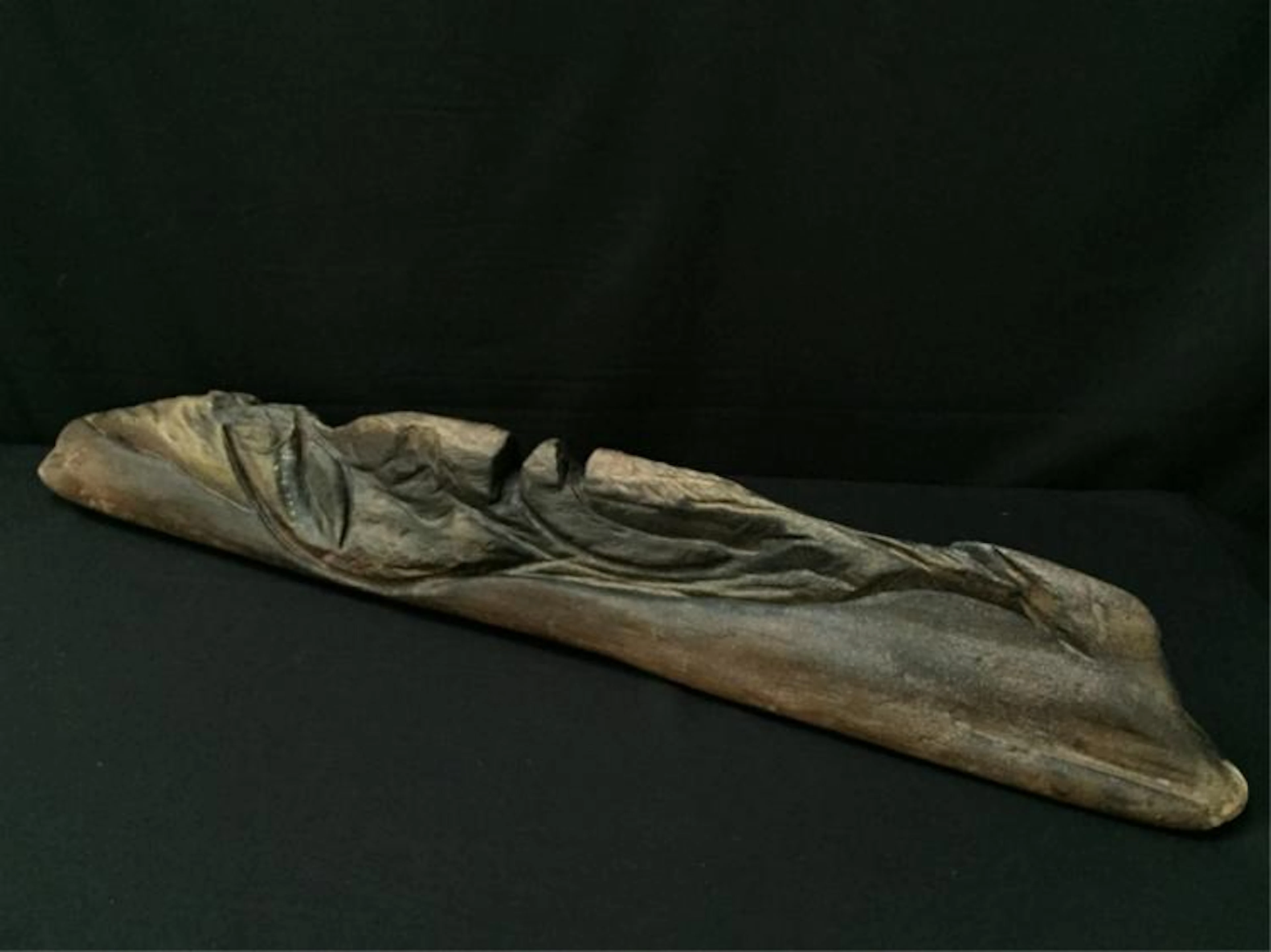 Vintage Carved Driftwood Folkart Scupture.