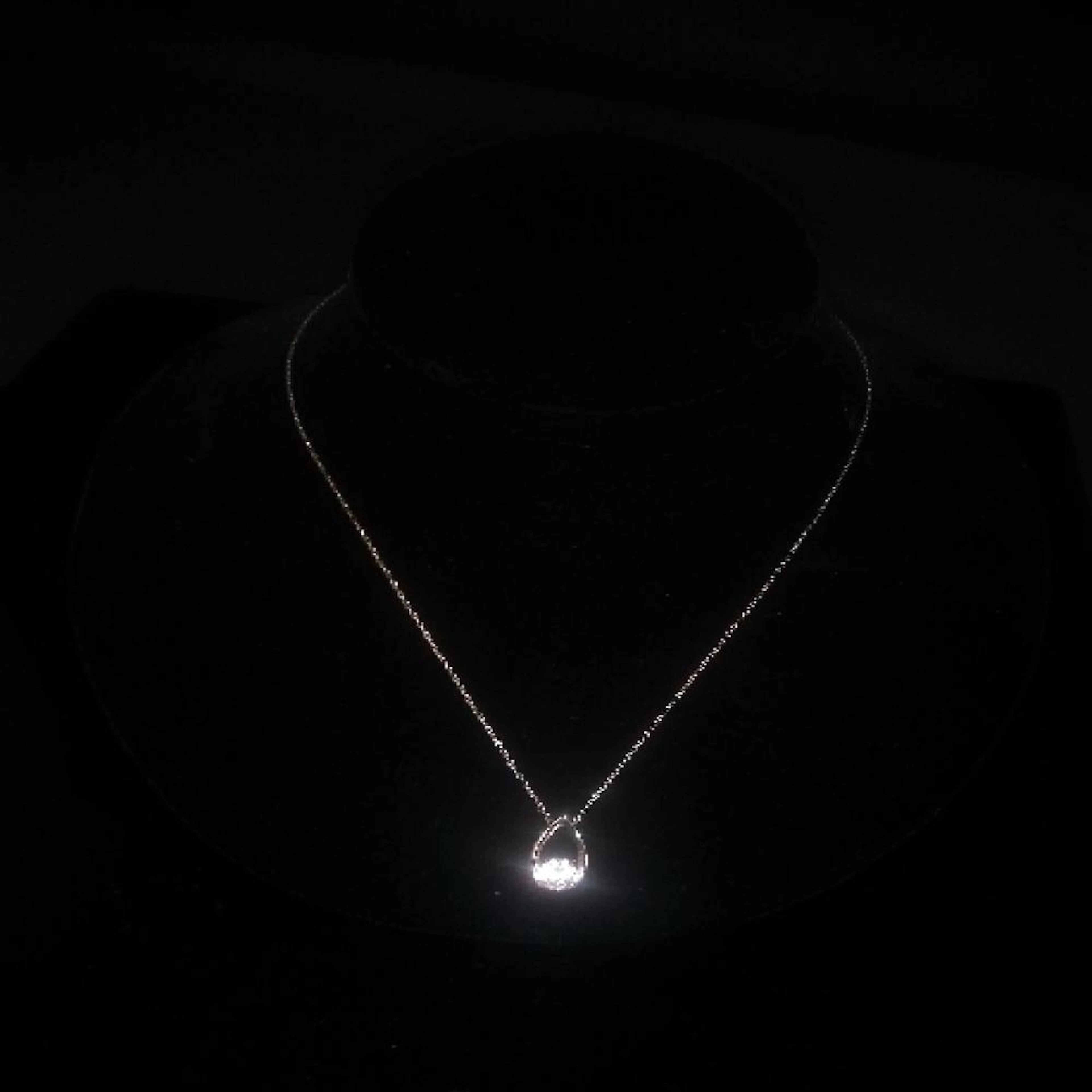 Sterling Silver and Lime Topaz Pendant Necklace