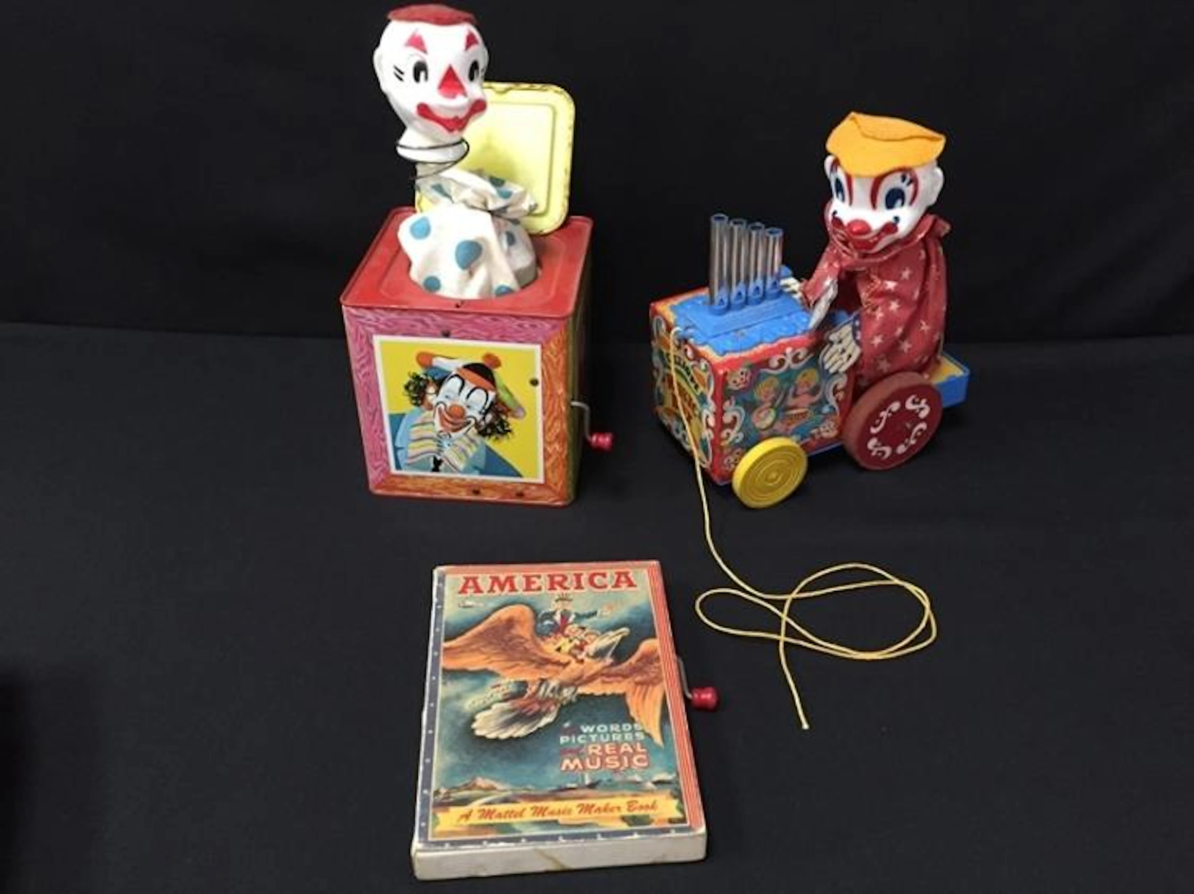 (3) 1950's Mattel Toys, 'Jack in the Box' & More.