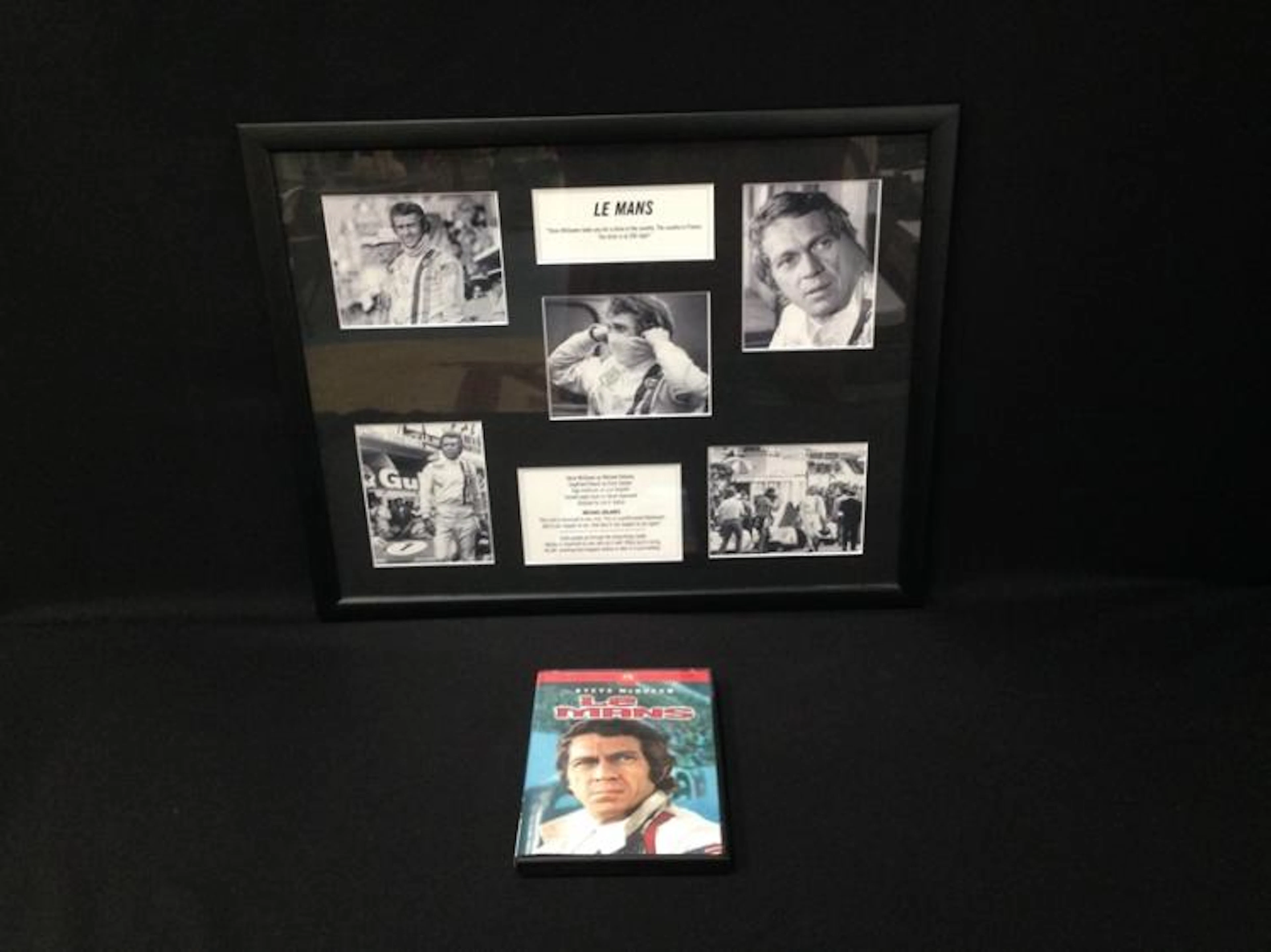 Le Mans -Steve McQueen Framed Collage