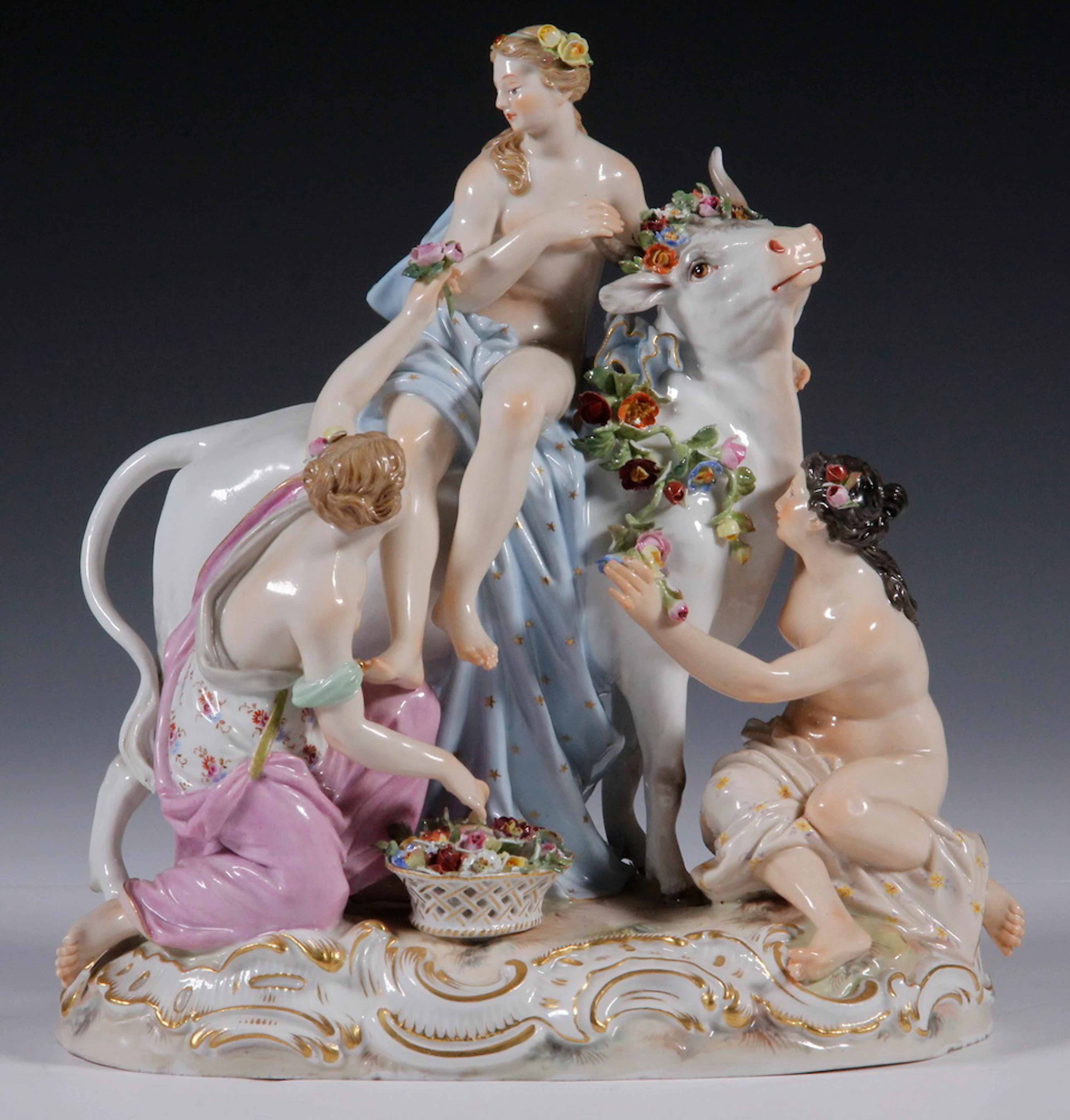 MEISSEN PORCELAIN FIGURE OF "EUROPA"