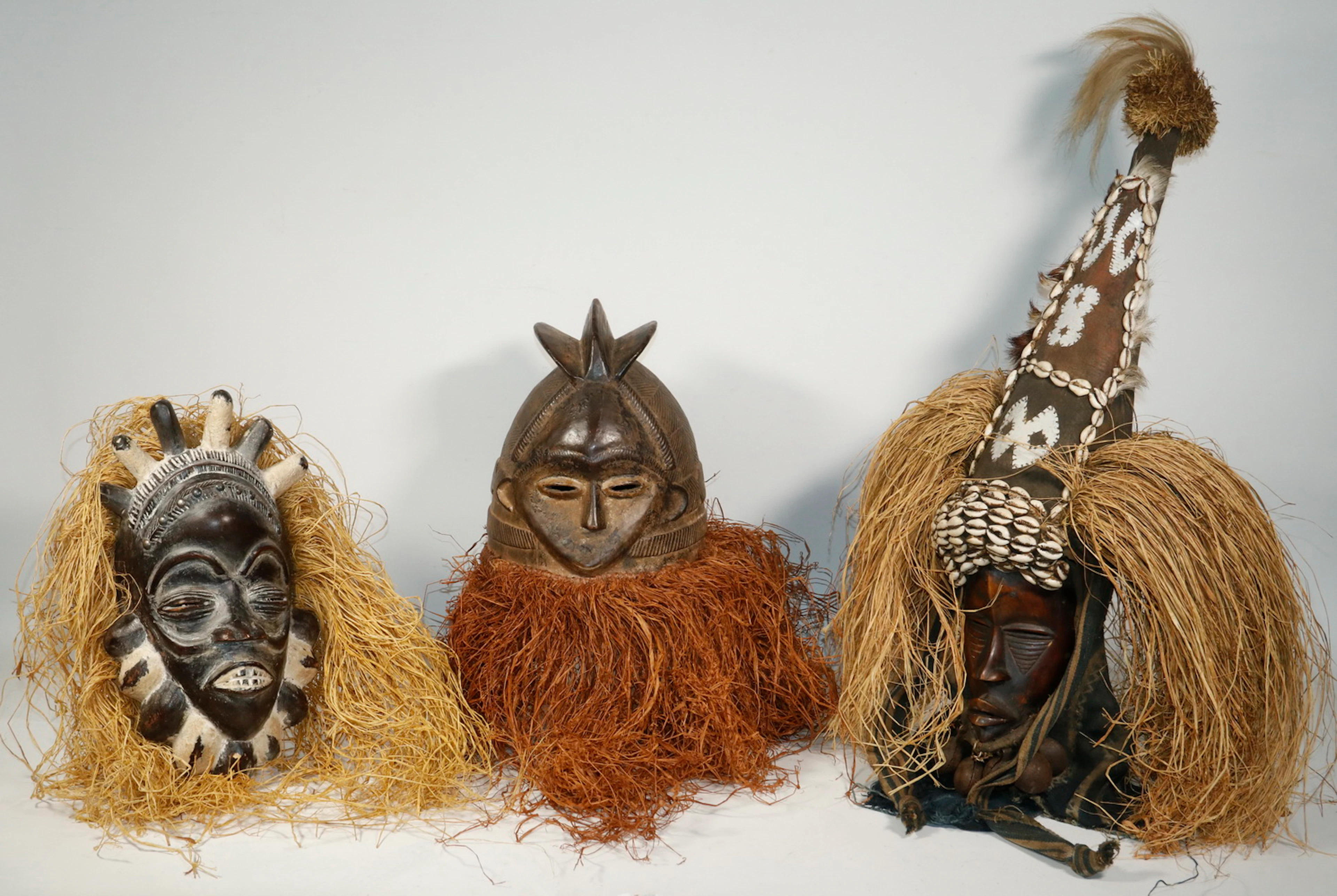 (3) AFRICAN MASKS