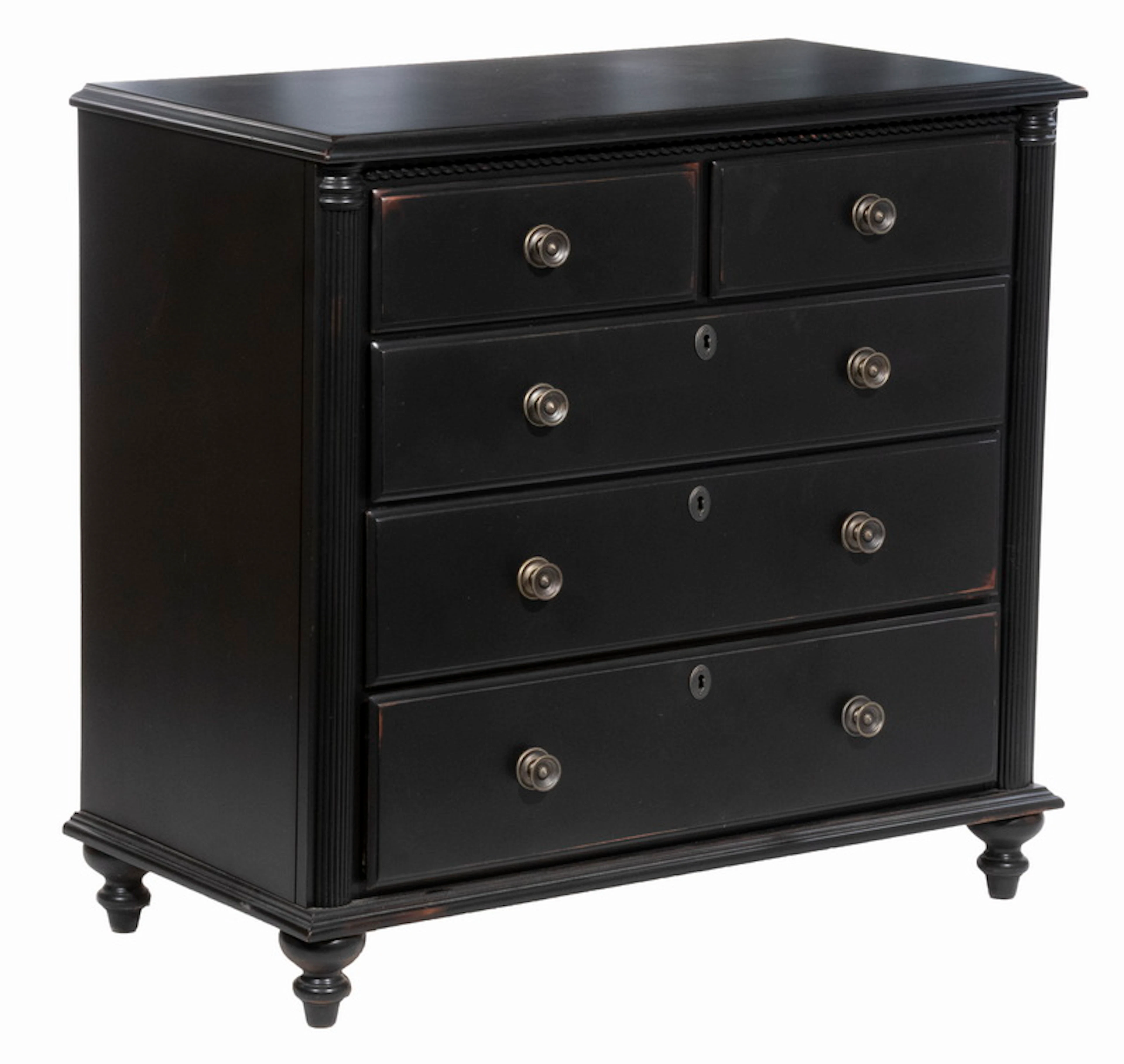MAINE COTTAGE FURNITURE BLACK PAINTED DRESSER