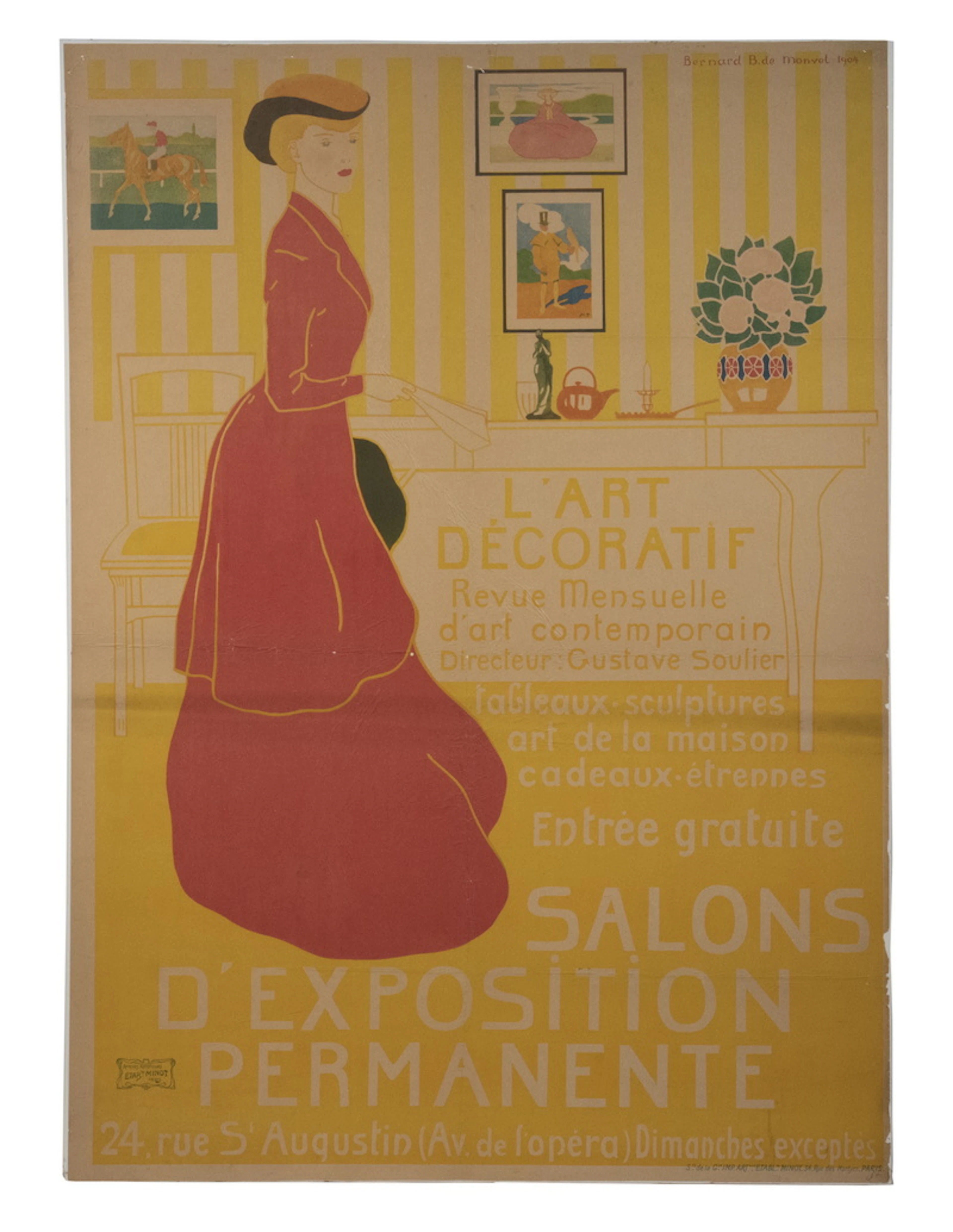 BERNARD BOUTET DE MONVEL (NY/FL/FRANCE/INDIA, 1881-1949)