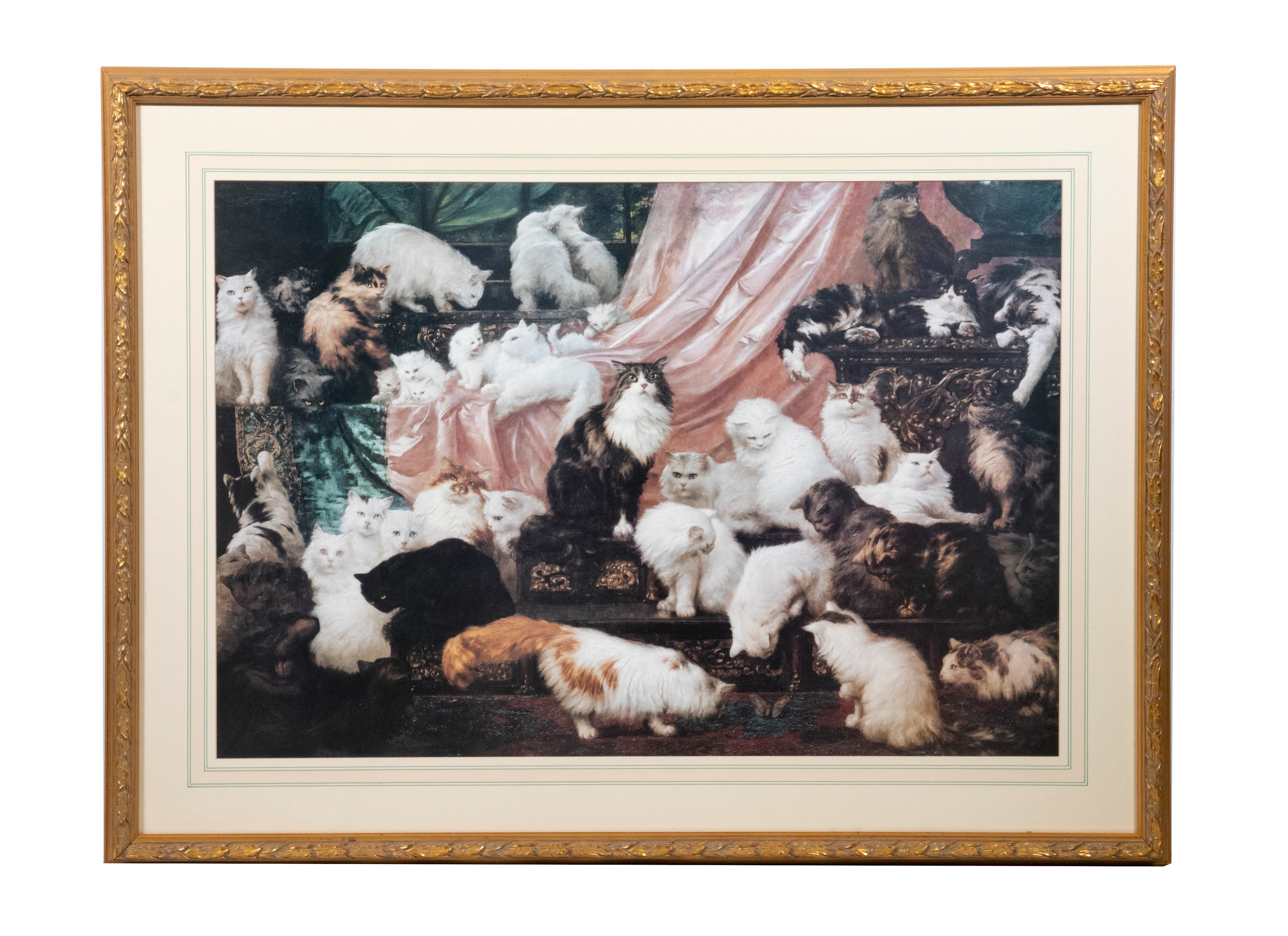 FRAMED CARL KAHLER (NY/CA/AUSTRALIA/AUSTRIA, 1855-1906) PRINT