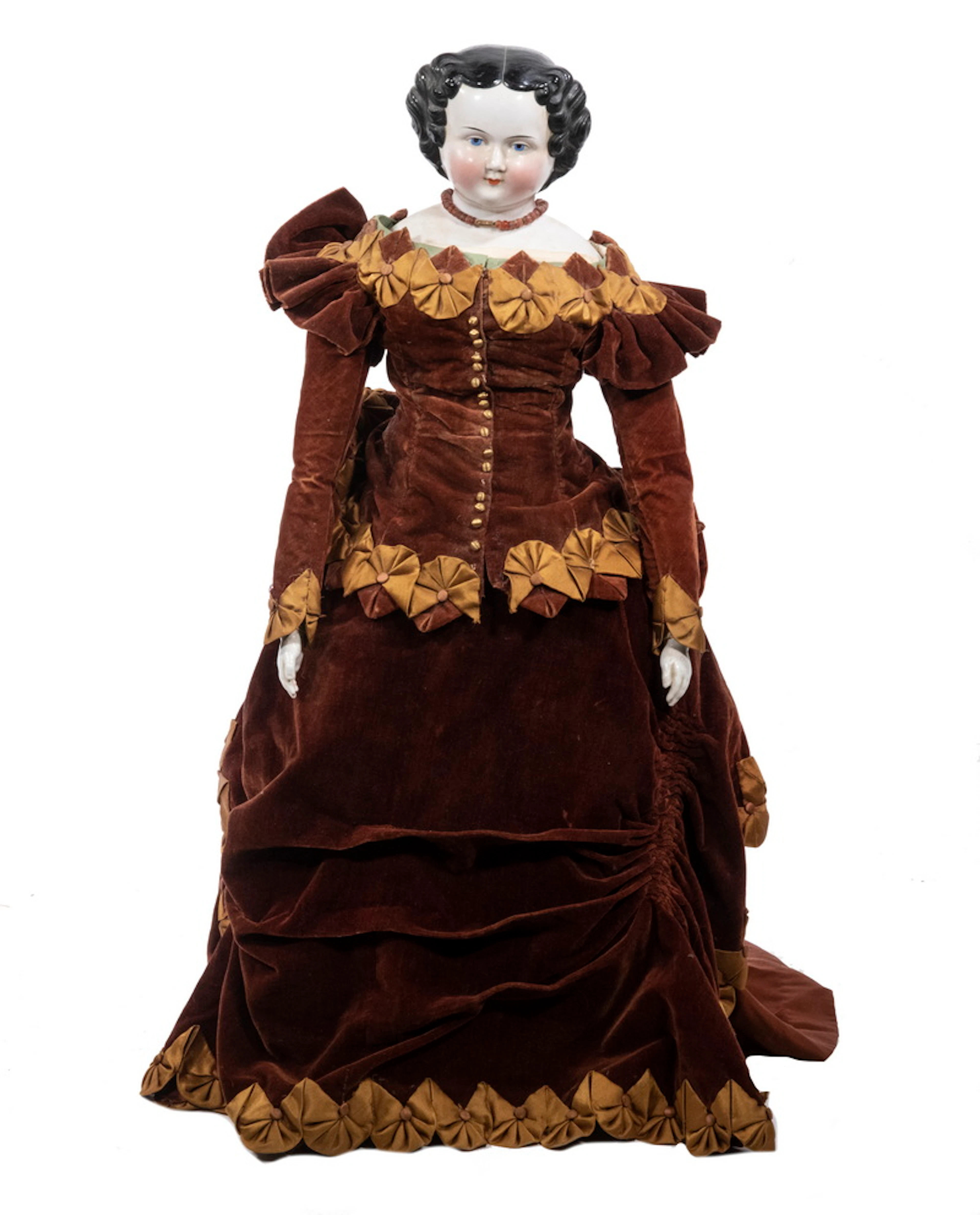 JENNY LIND CHINA HEAD DOLL