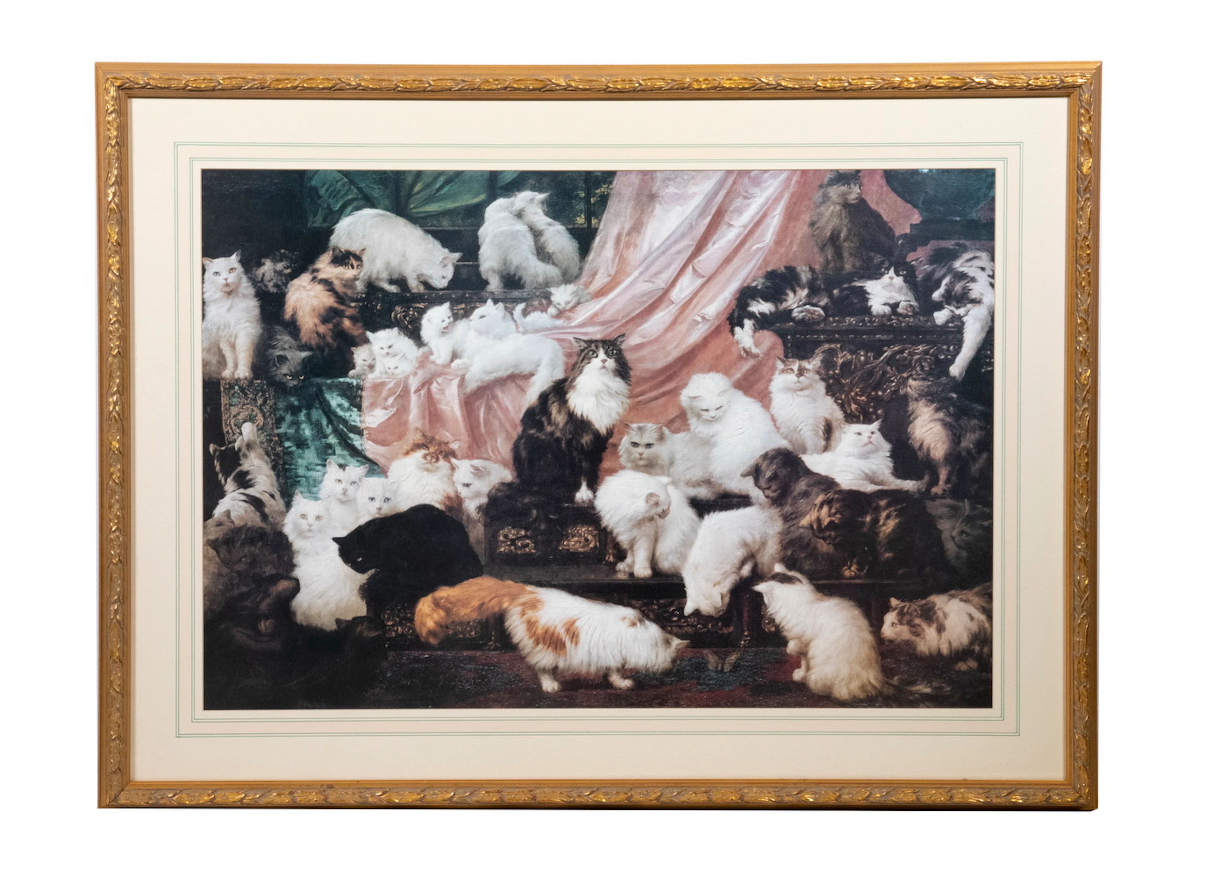 FRAMED CARL KAHLER (NY/CA/AUSTRALIA/AUSTRIA, 1855-1906) PRINT
