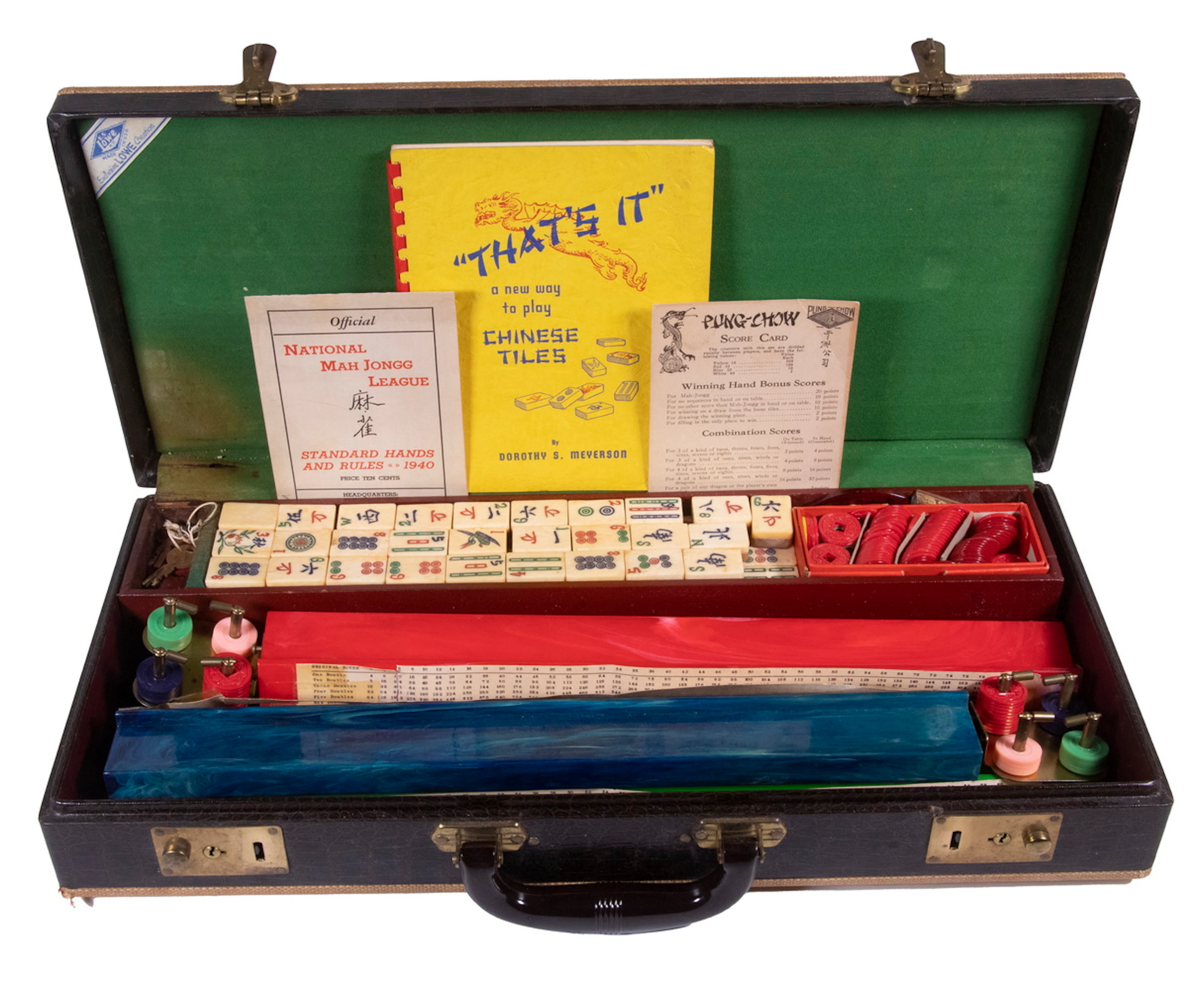 CASED  MAHJONG GAME SET