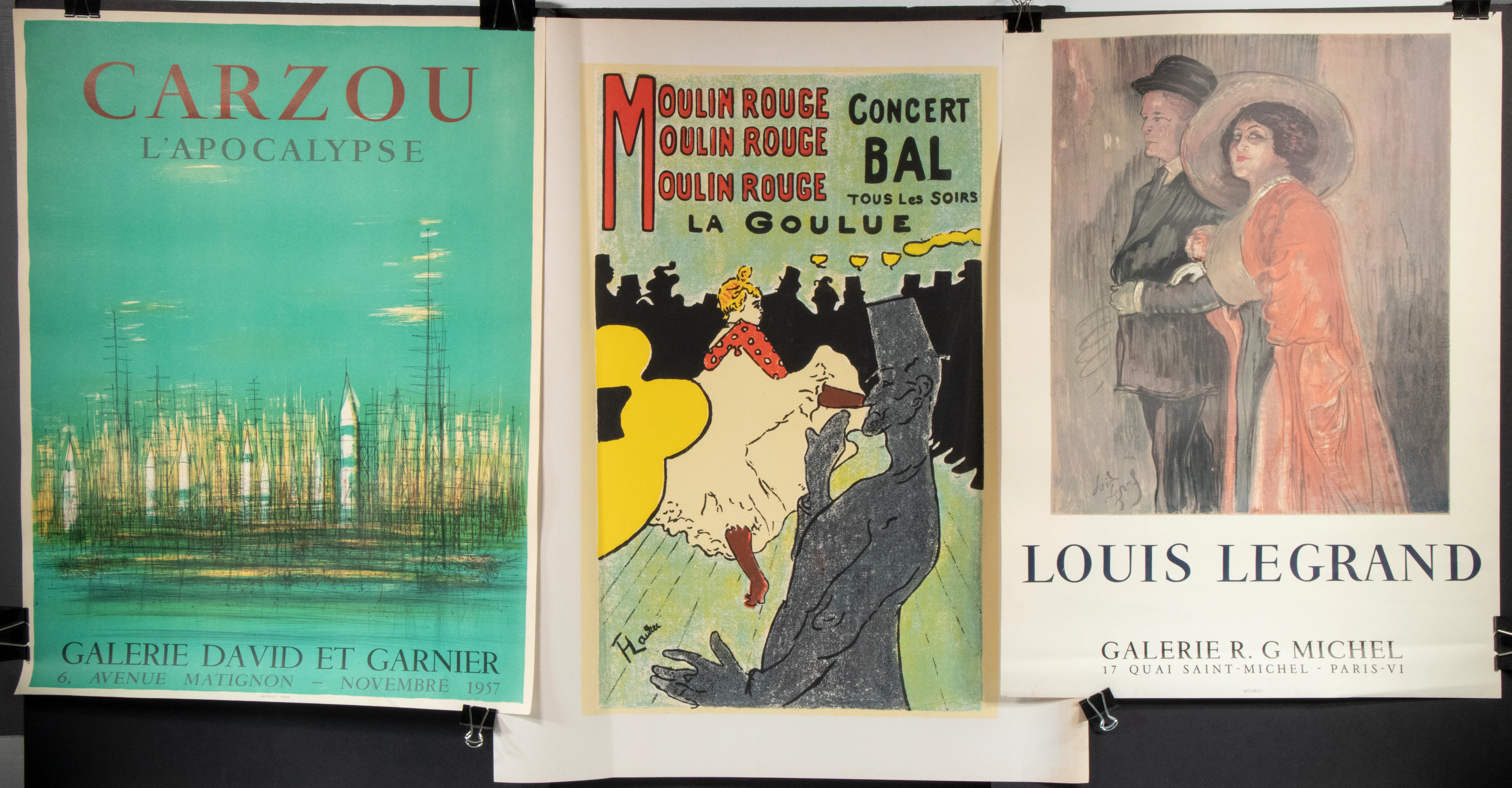 (3) POSTERS, UNFRAMED