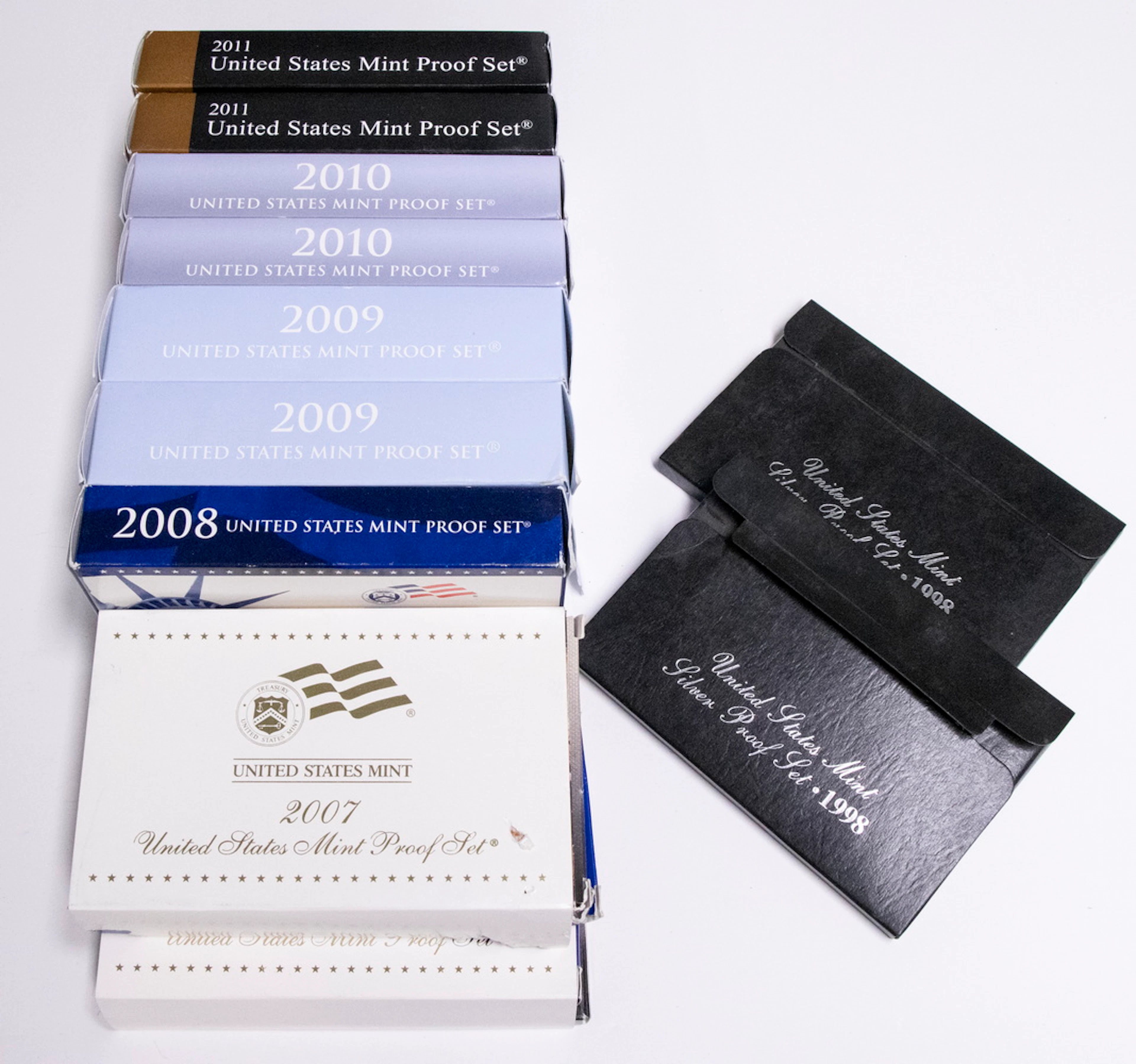 (11) US MINT PROOF SETS