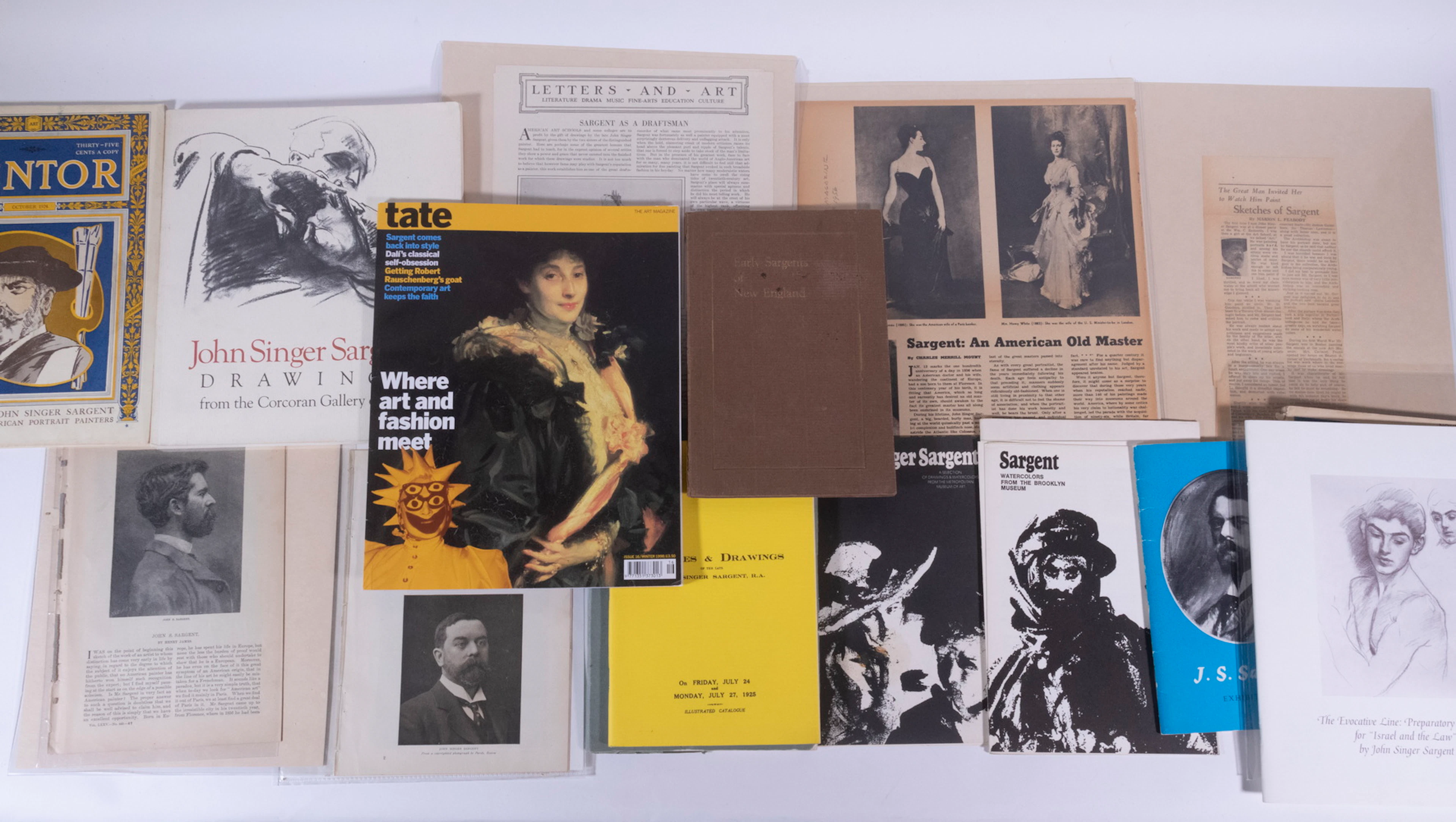 (30) PUBLICATIONS ON JOHN SINGER SARGENT