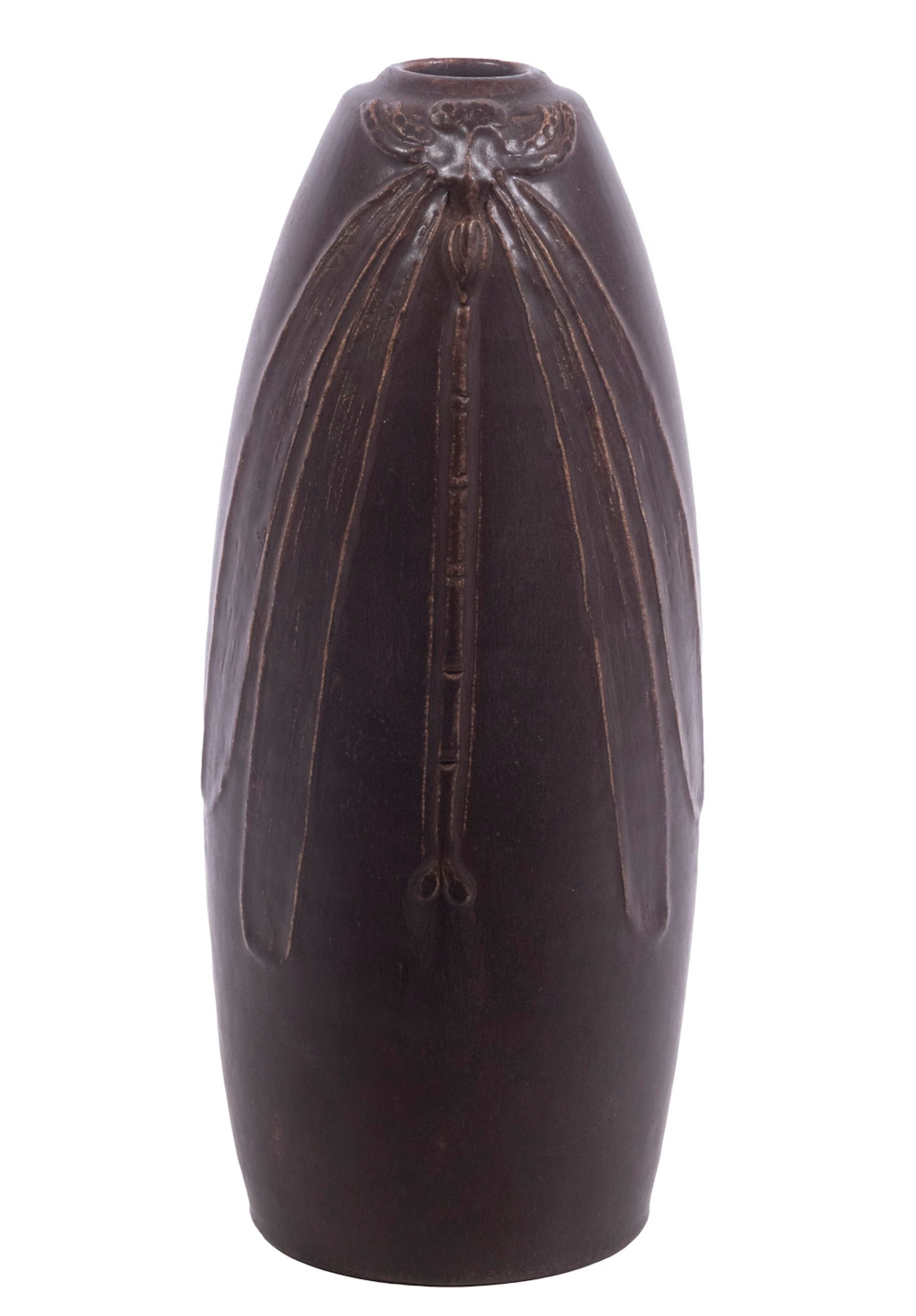 EPHRAIM POTTERY DRAGONFLY VASE BY KEVIN HICKS