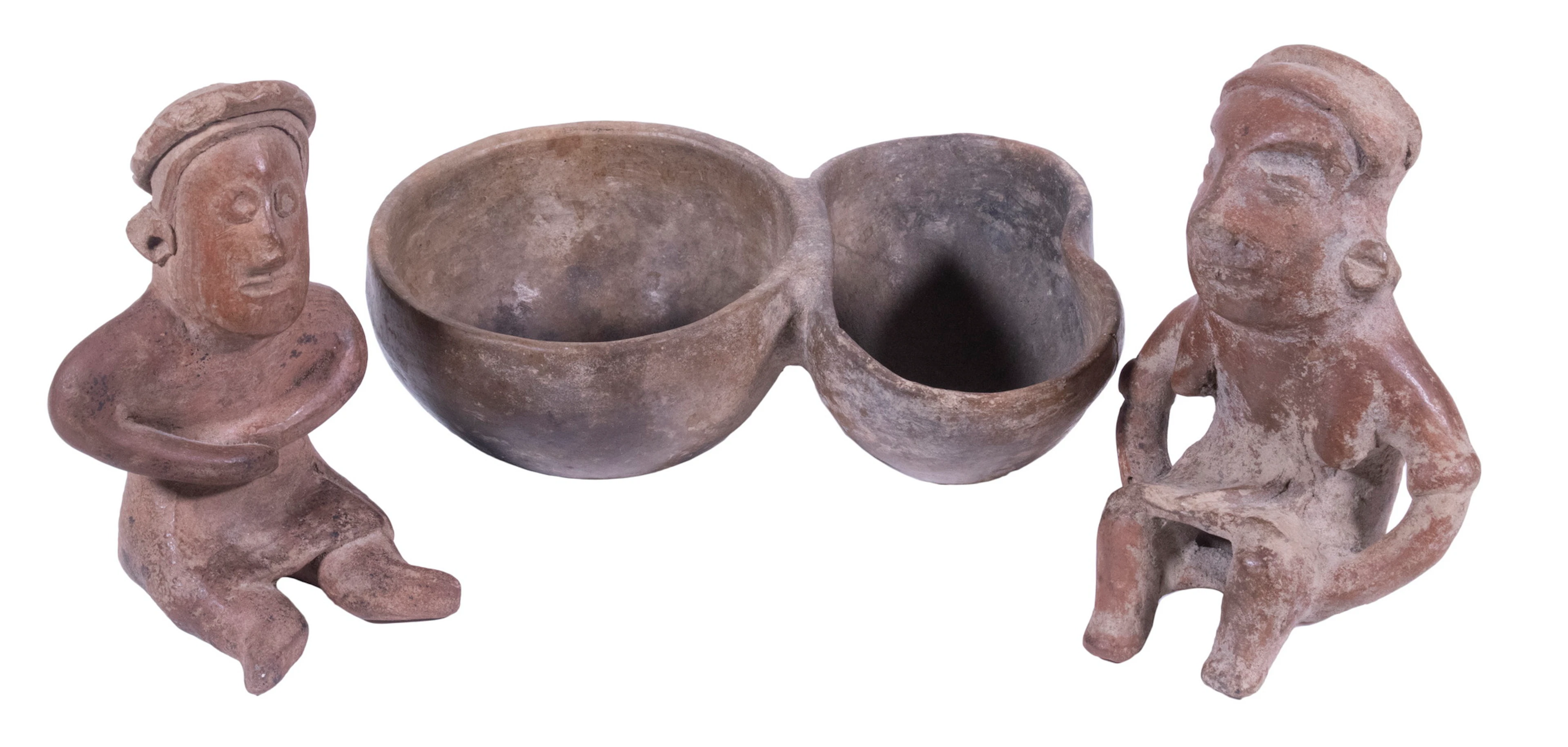 (3 PCS) PRECOLUMBIAN POTTERY