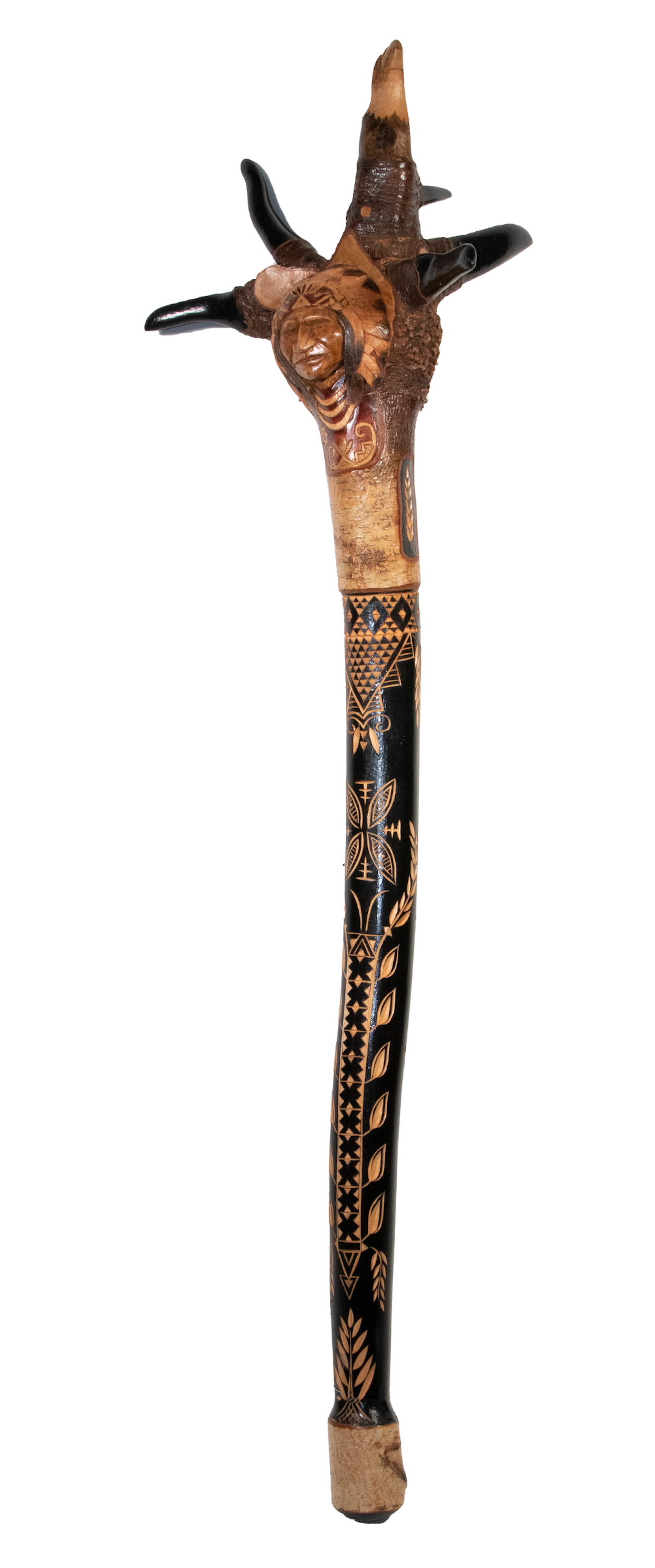 PENOBSCOT BAY BIRCH ROOT WAR CLUB, CONTEMPORARY